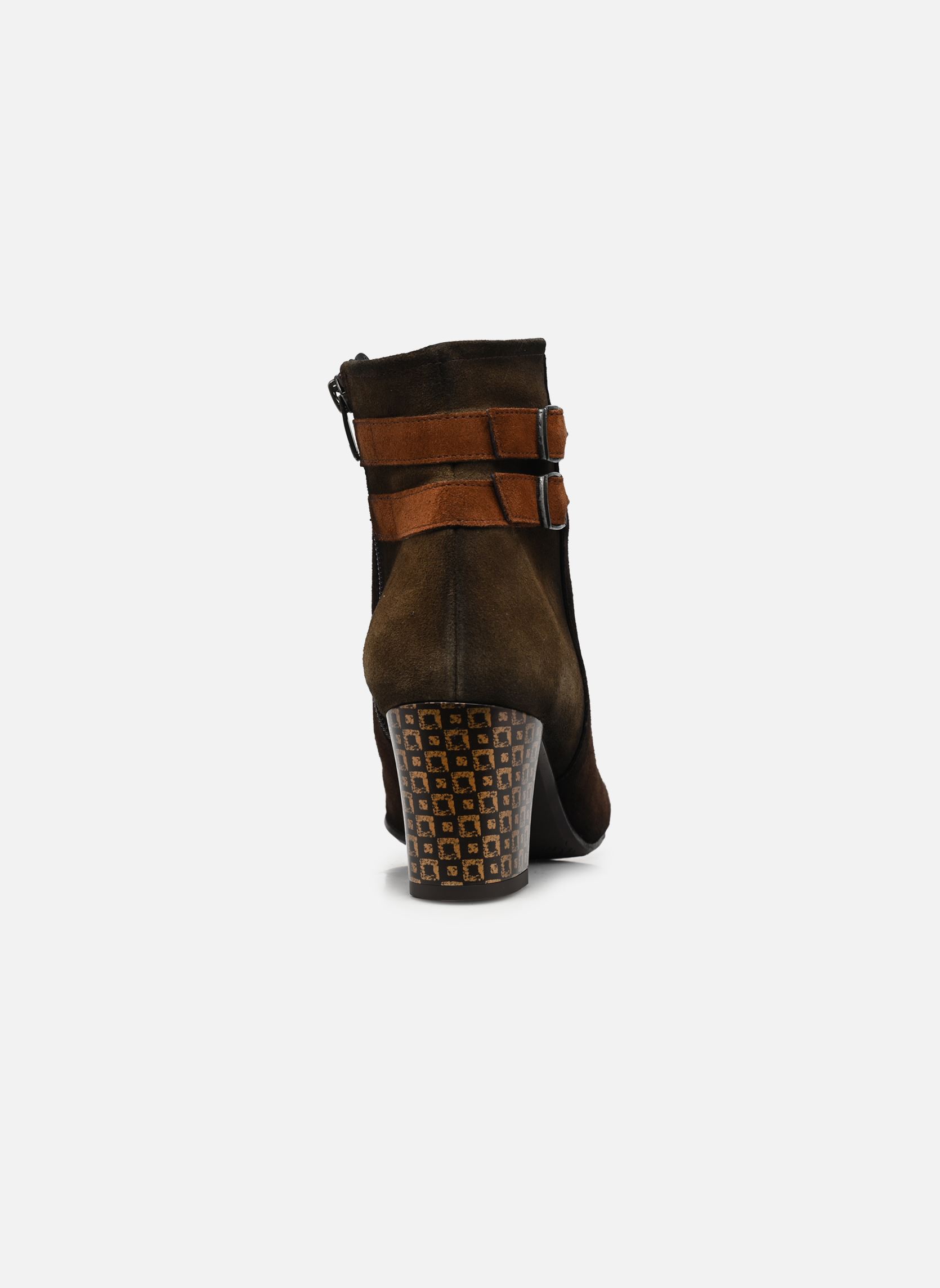 Niedrige Ankle Boots RODIN D8921 damen grün Dorking Niedrige Ankle Boots RODIN D8921 damen grün HEBANO