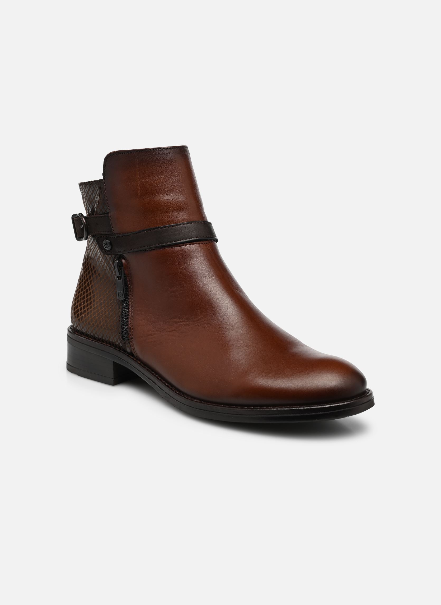 Bottines basses TIERA D8906 femme marron Dorking Bottines basses TIERA D8906 femme marron CUERO