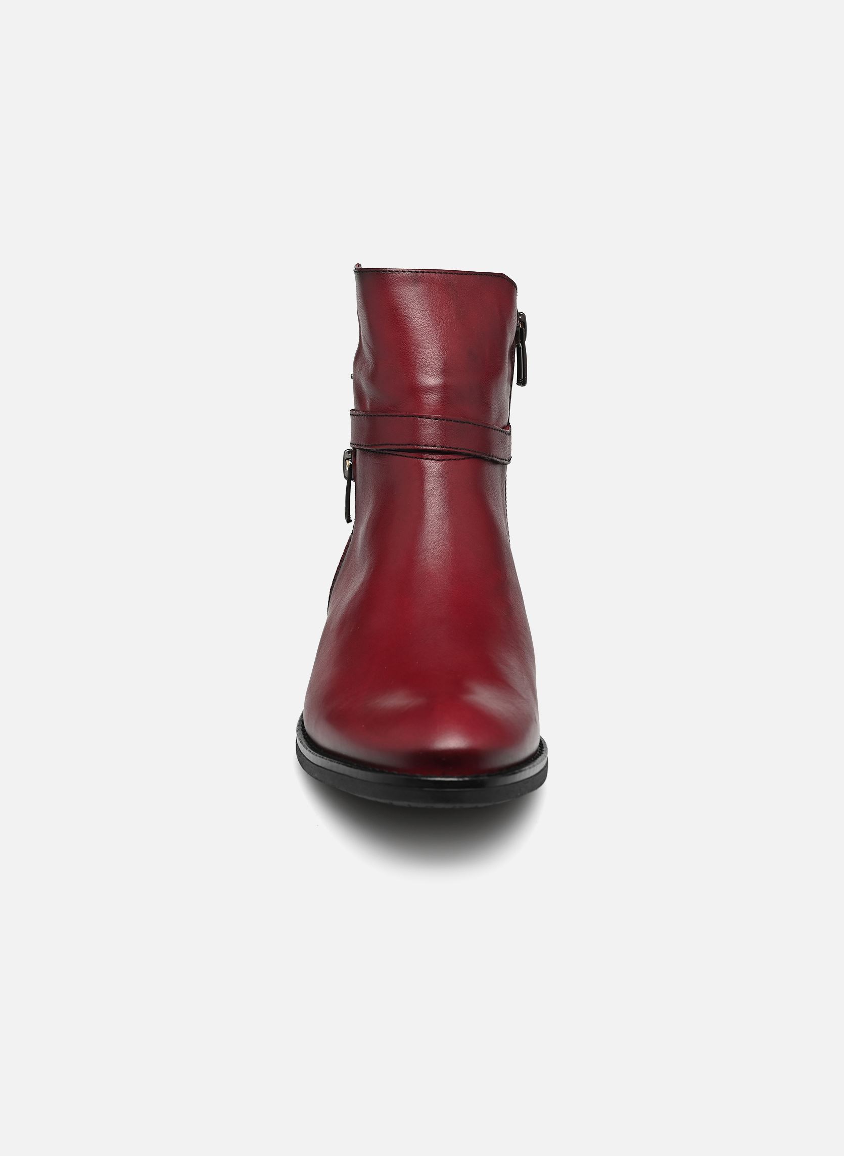 Bottines basses TIERA D8906 femme rouge Dorking Bottines basses TIERA D8906 femme rouge SUGAR+MAXI+SUGAR PICOTA +BURDE