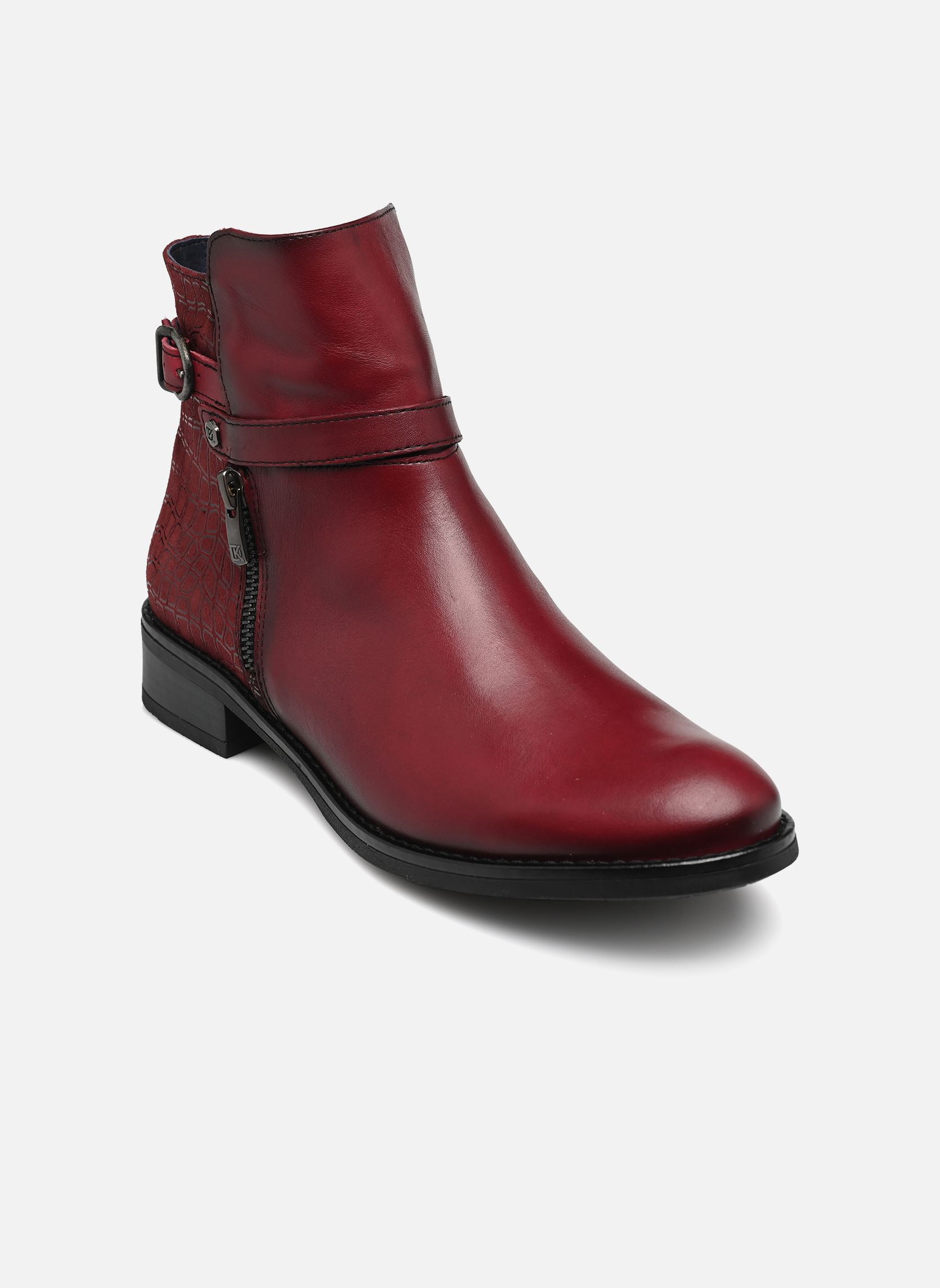 Bottines basses TIERA D8906 femme rouge Dorking Bottines basses TIERA D8906 femme rouge SUGAR+MAXI+SUGAR PICOTA +BURDE