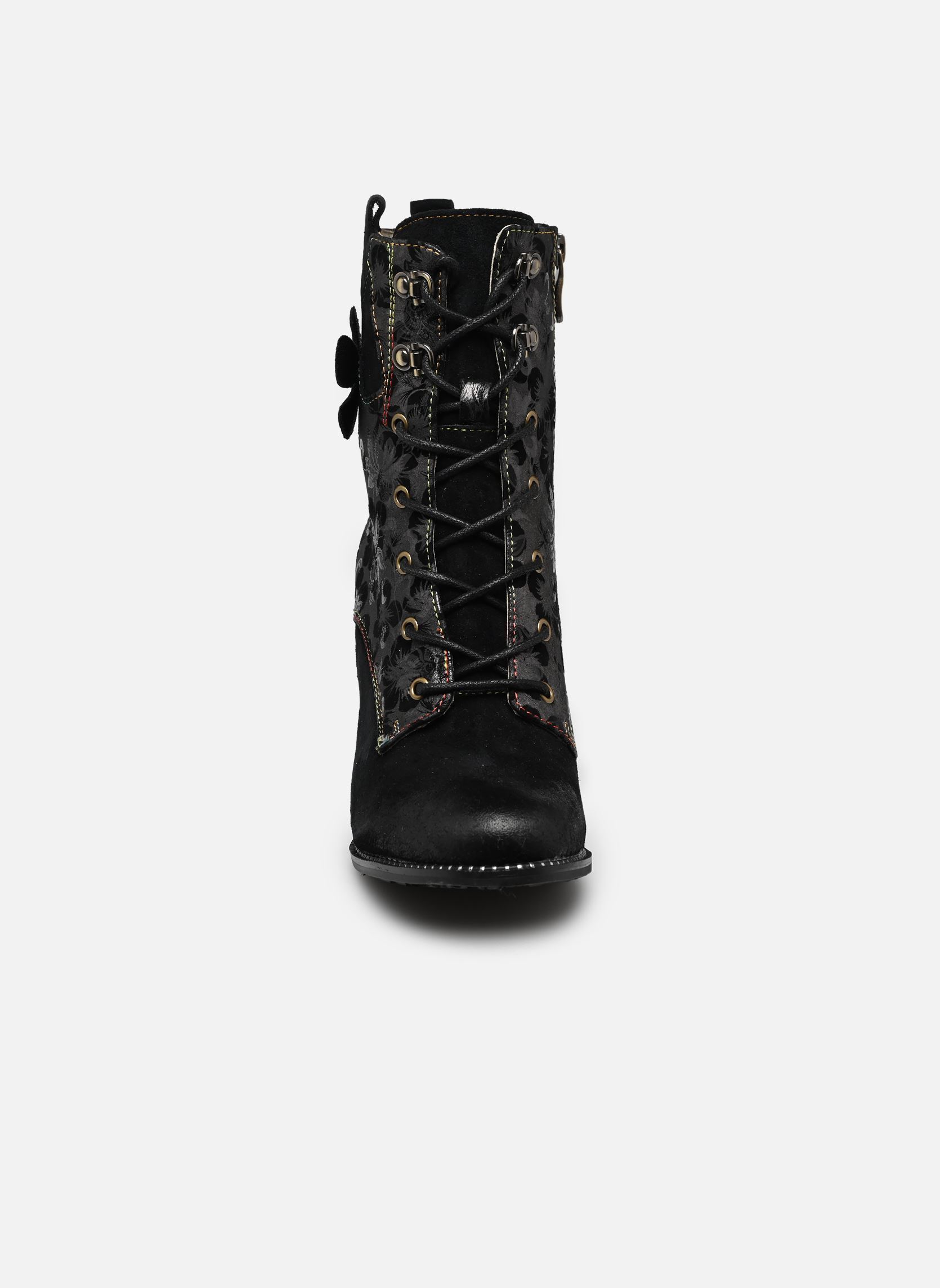 Geschnürte Stiefeletten ALCBANEO 141 damen schwarz Laura Vita Geschnürte Stiefeletten ALCBANEO 141 damen schwarz CHARBON