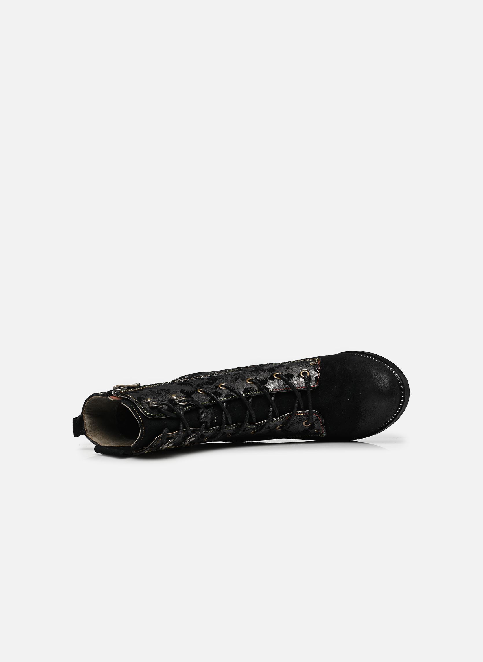 Geschnürte Stiefeletten ALCBANEO 141 damen schwarz Laura Vita Geschnürte Stiefeletten ALCBANEO 141 damen schwarz CHARBON