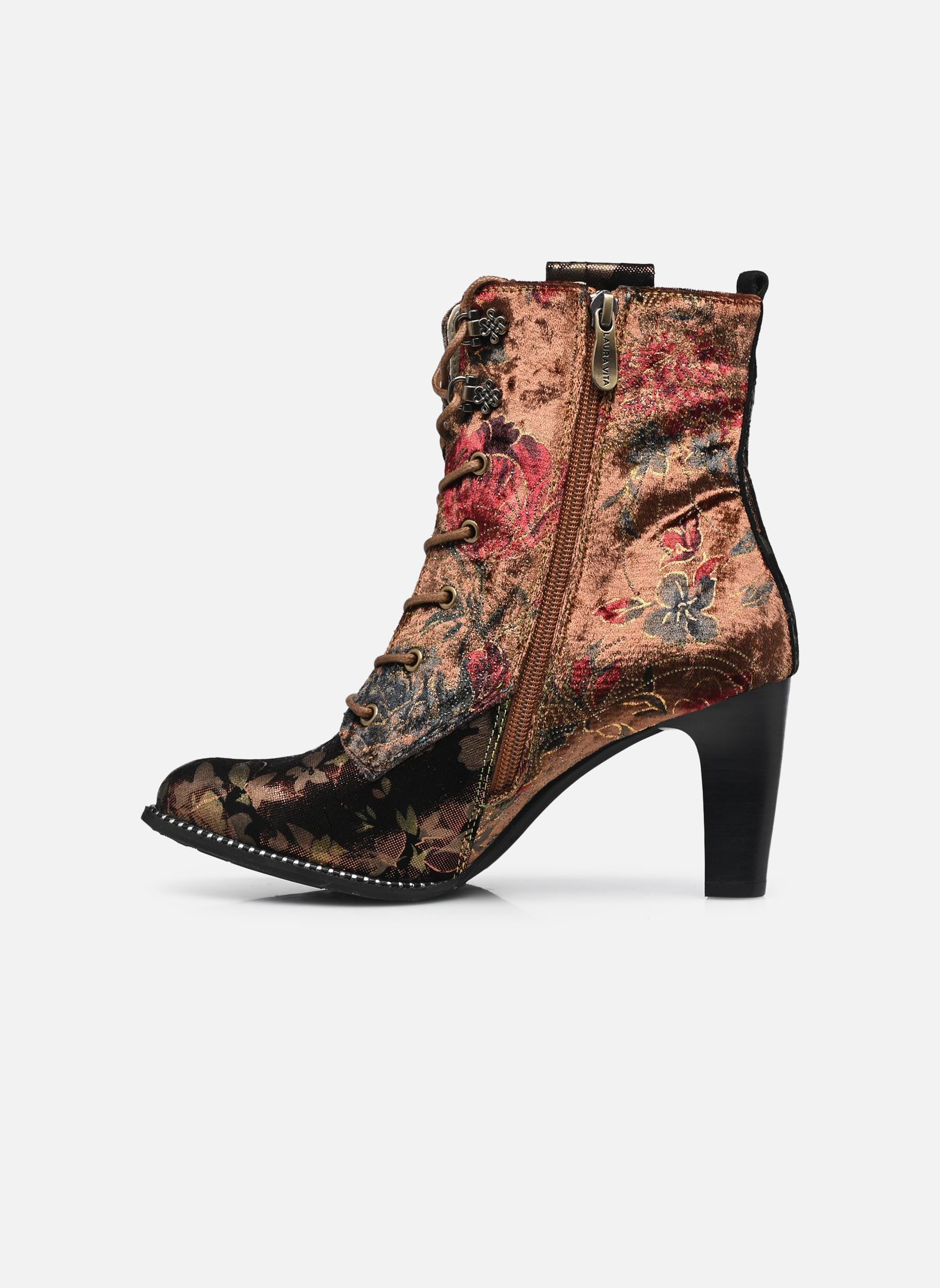 Bottines à lacets ALCBANEO 141 femme or et bronze Laura Vita Bottines à lacets ALCBANEO 141 femme or et bronze BRONZE