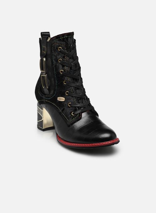 Laura Vita Bottines à lacets MARBREO 02 femme noir
