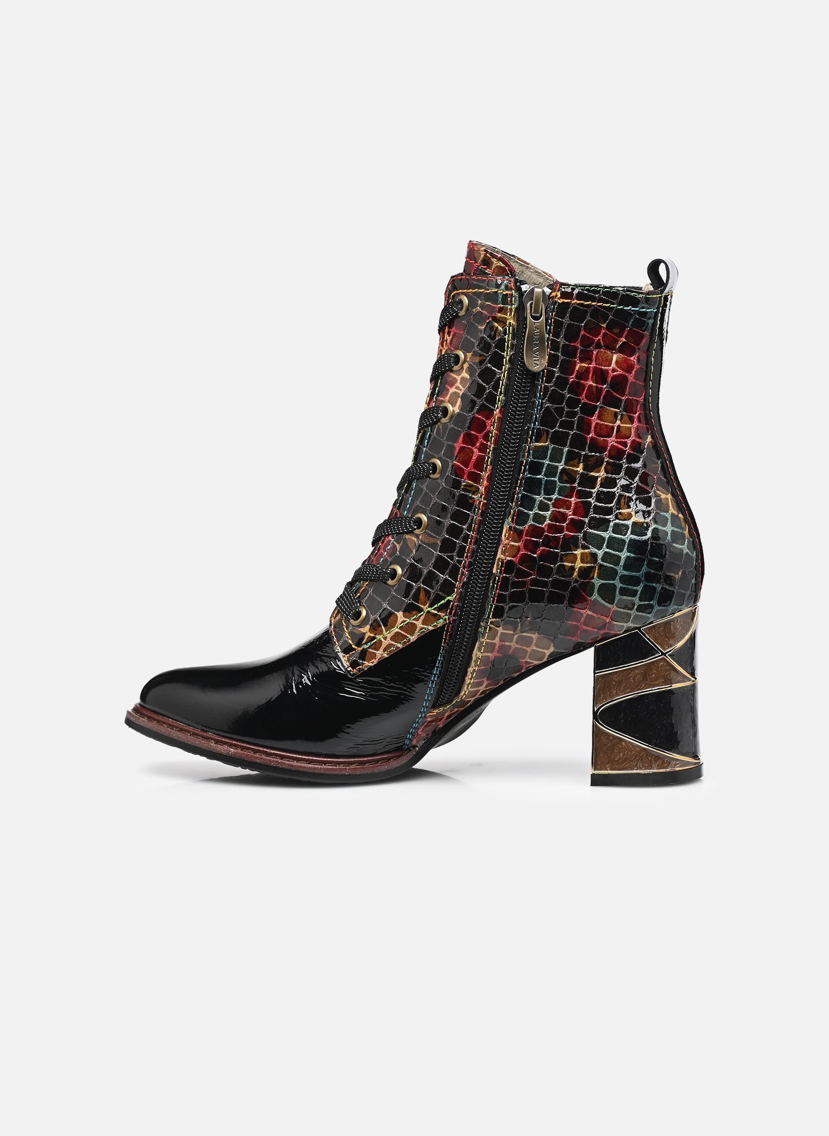 Geschnürte Stiefeletten MARBREO 02 damen schwarz Laura Vita Geschnürte Stiefeletten MARBREO 02 damen schwarz VERNIS NOIR