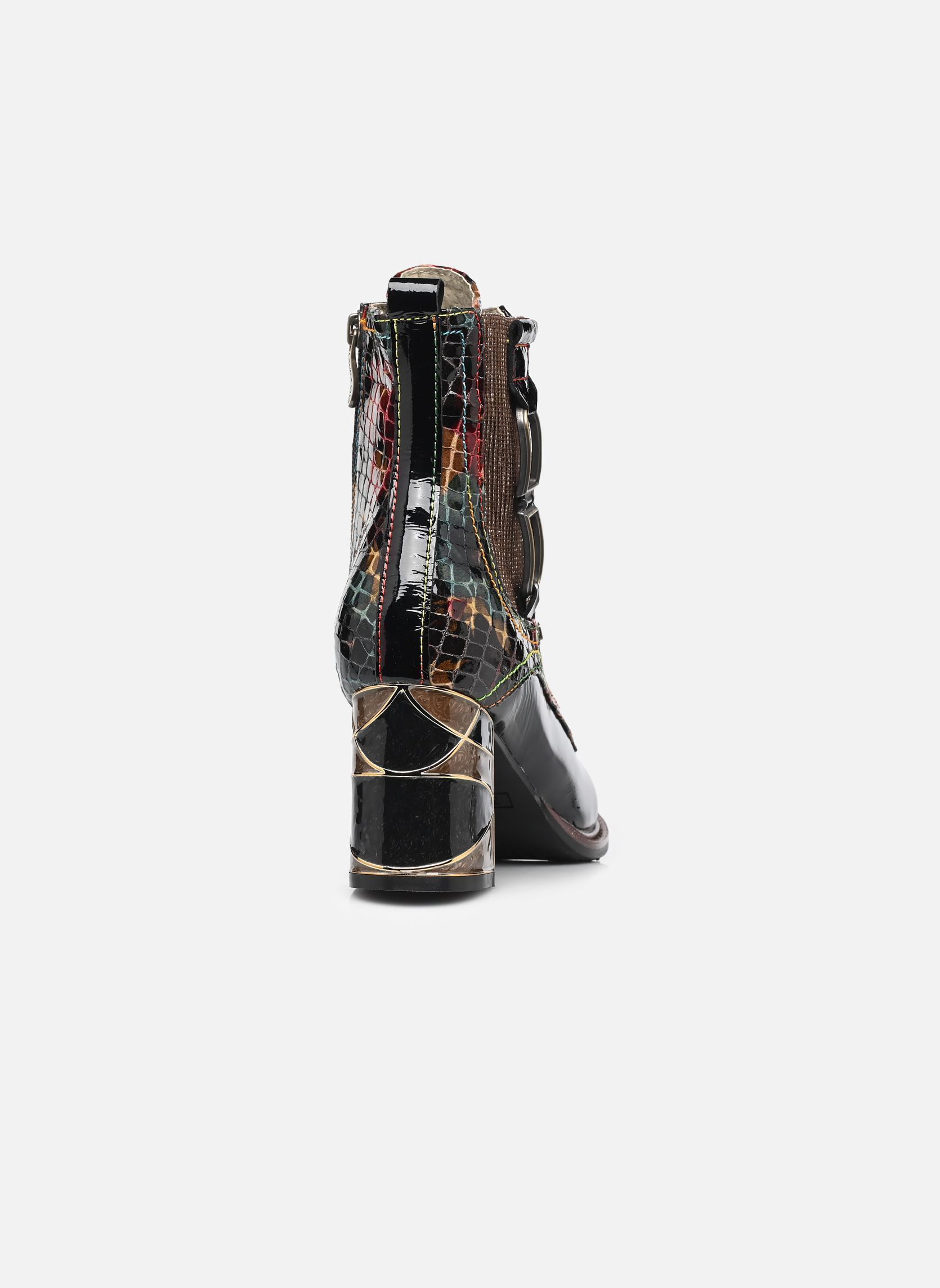 Geschnürte Stiefeletten MARBREO 02 damen schwarz Laura Vita Geschnürte Stiefeletten MARBREO 02 damen schwarz VERNIS NOIR