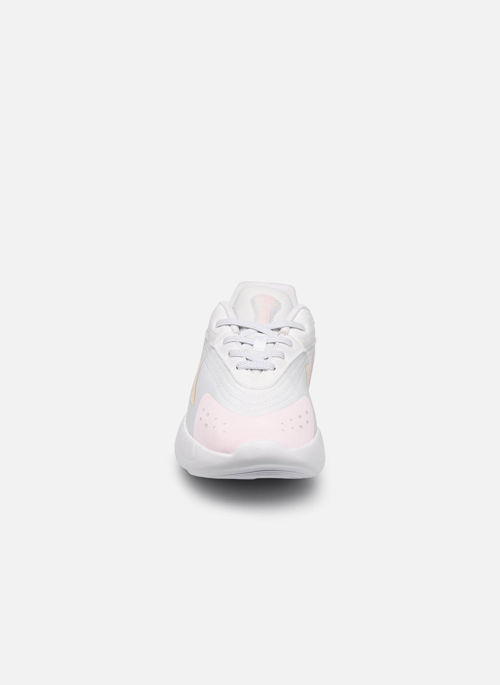 Baskets basses Ozelia El C fille blanc adidas originals Baskets basses Ozelia El C fille blanc Ftwwht/Almpnk/Almblu