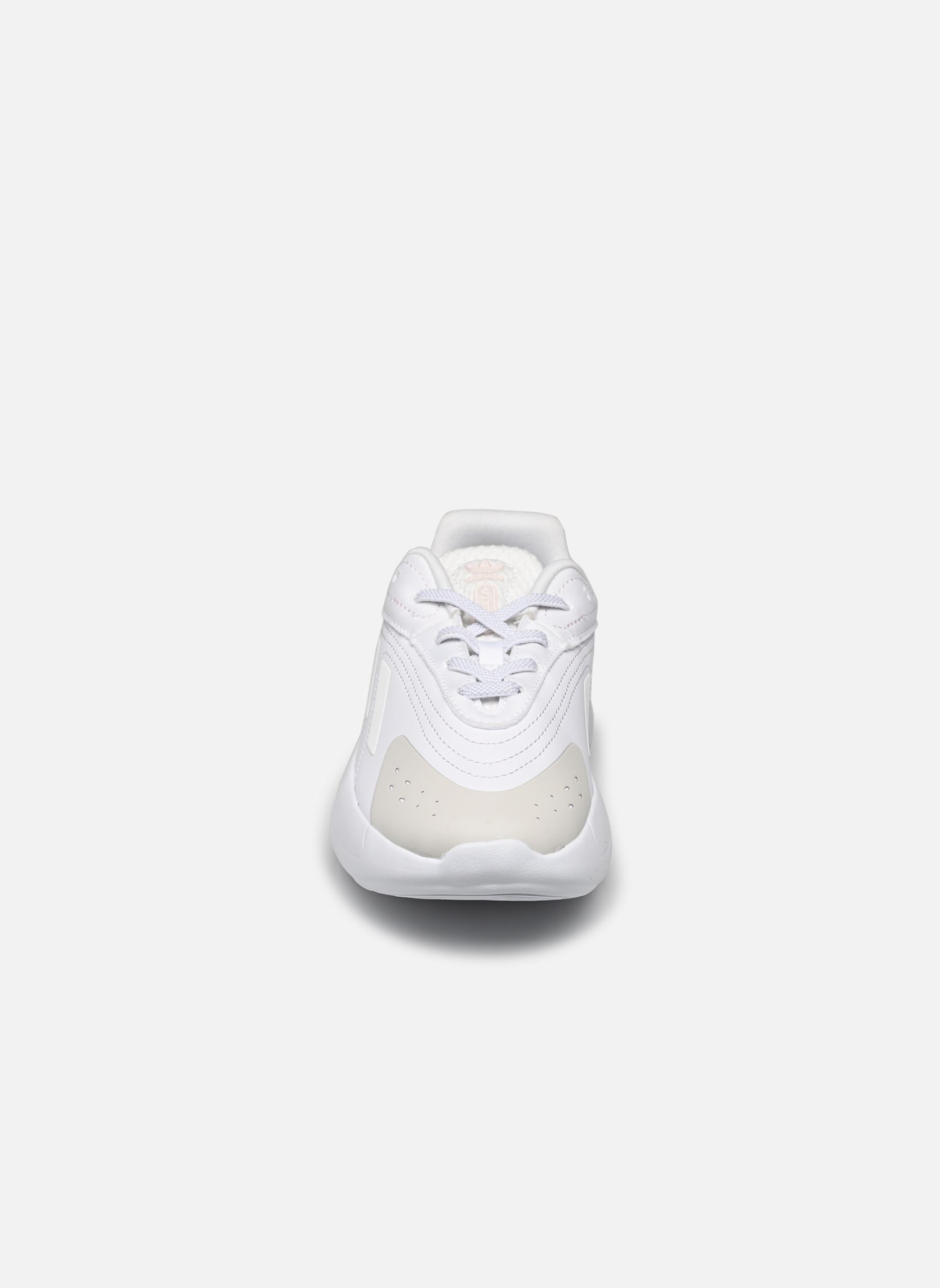 Niedrige Sneaker Ozelia El C weiß adidas originals Niedrige Sneaker Ozelia El C weiß Ftwwht/Greone/Almpnk