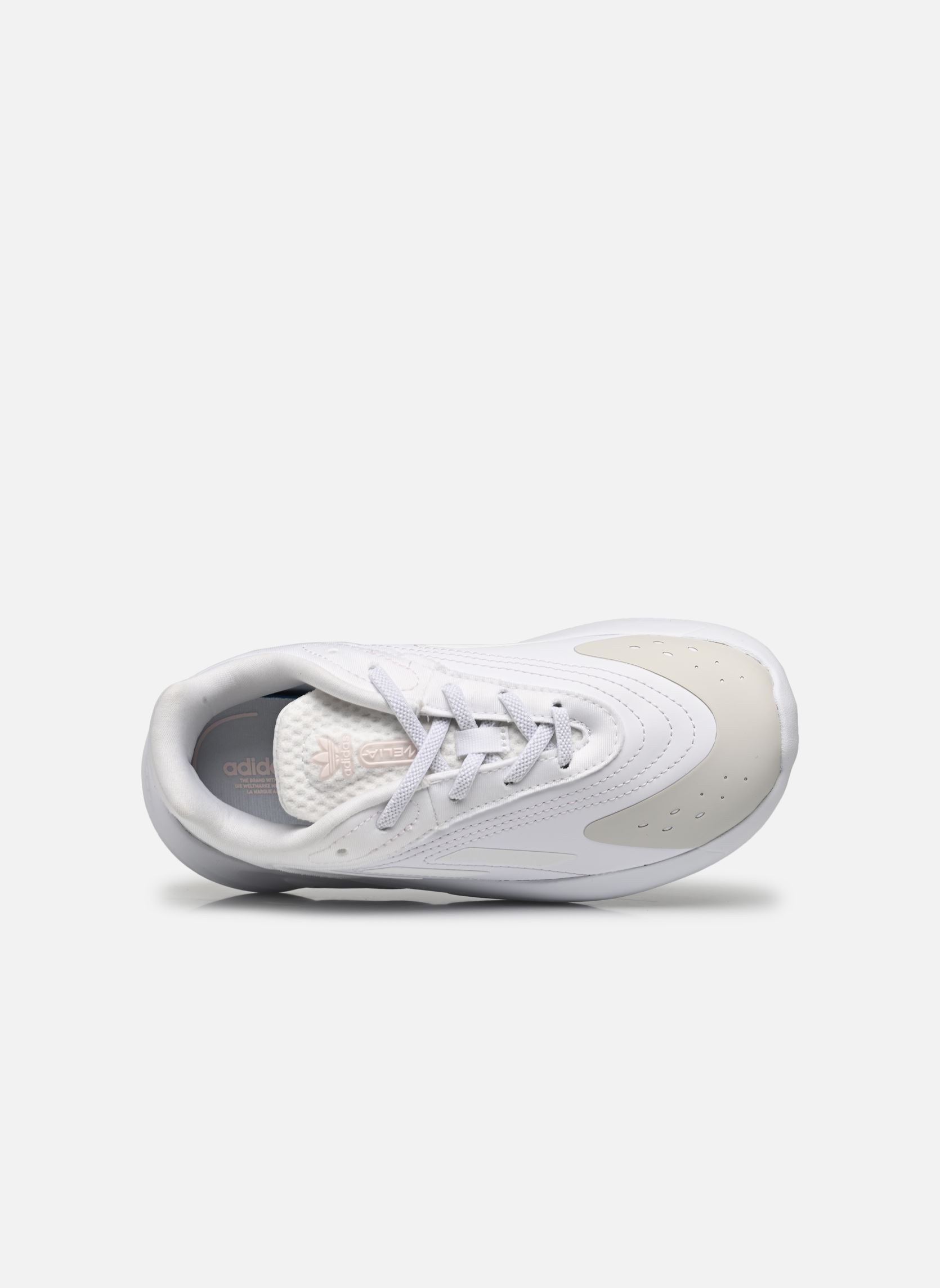 Niedrige Sneaker Ozelia El C weiß adidas originals Niedrige Sneaker Ozelia El C weiß Ftwwht/Greone/Almpnk
