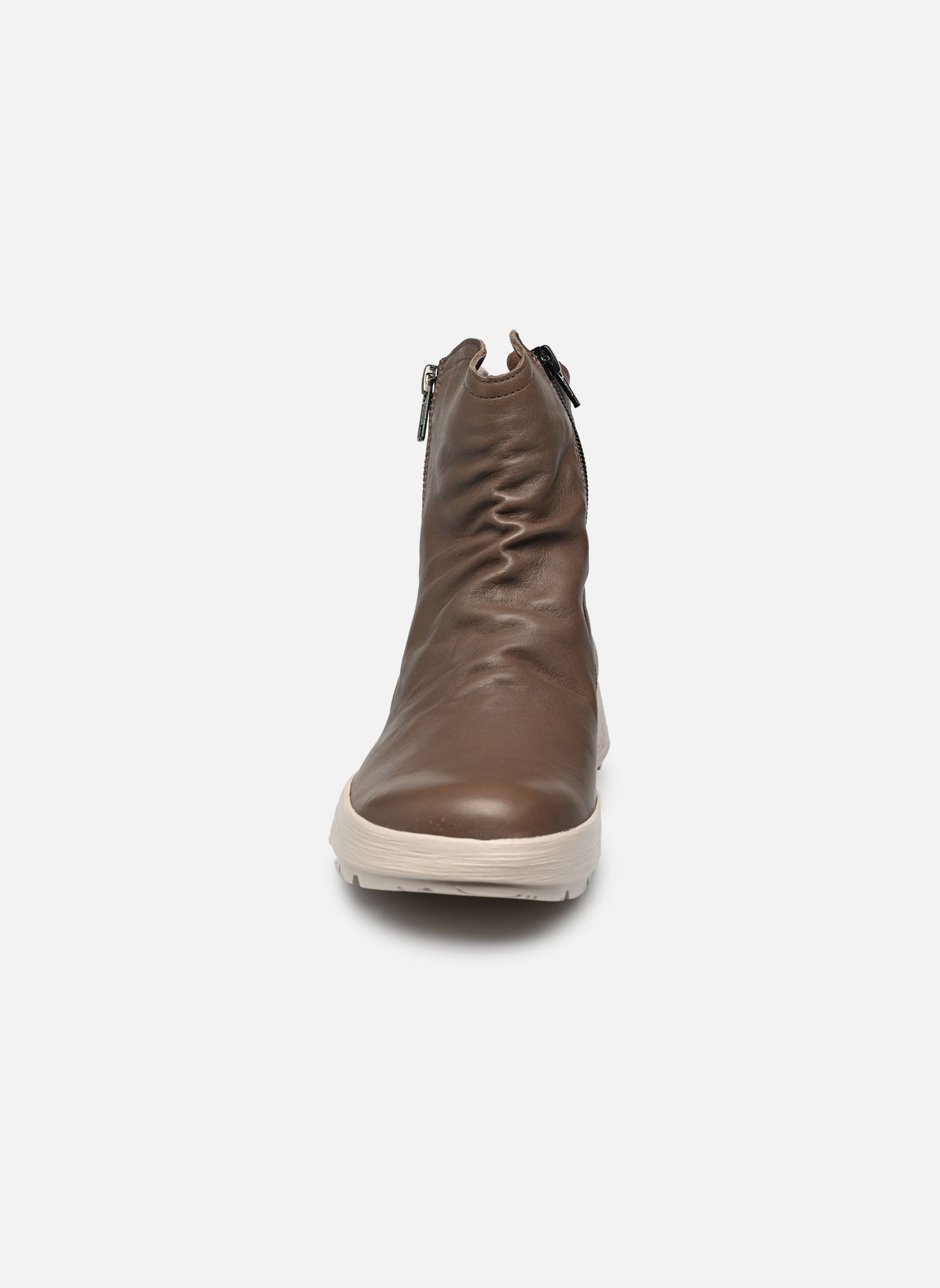 Niedrige Ankle Boots COMODA 2 damen beige Think! Niedrige Ankle Boots COMODA 2 damen beige SCHLAMM/KOMBI