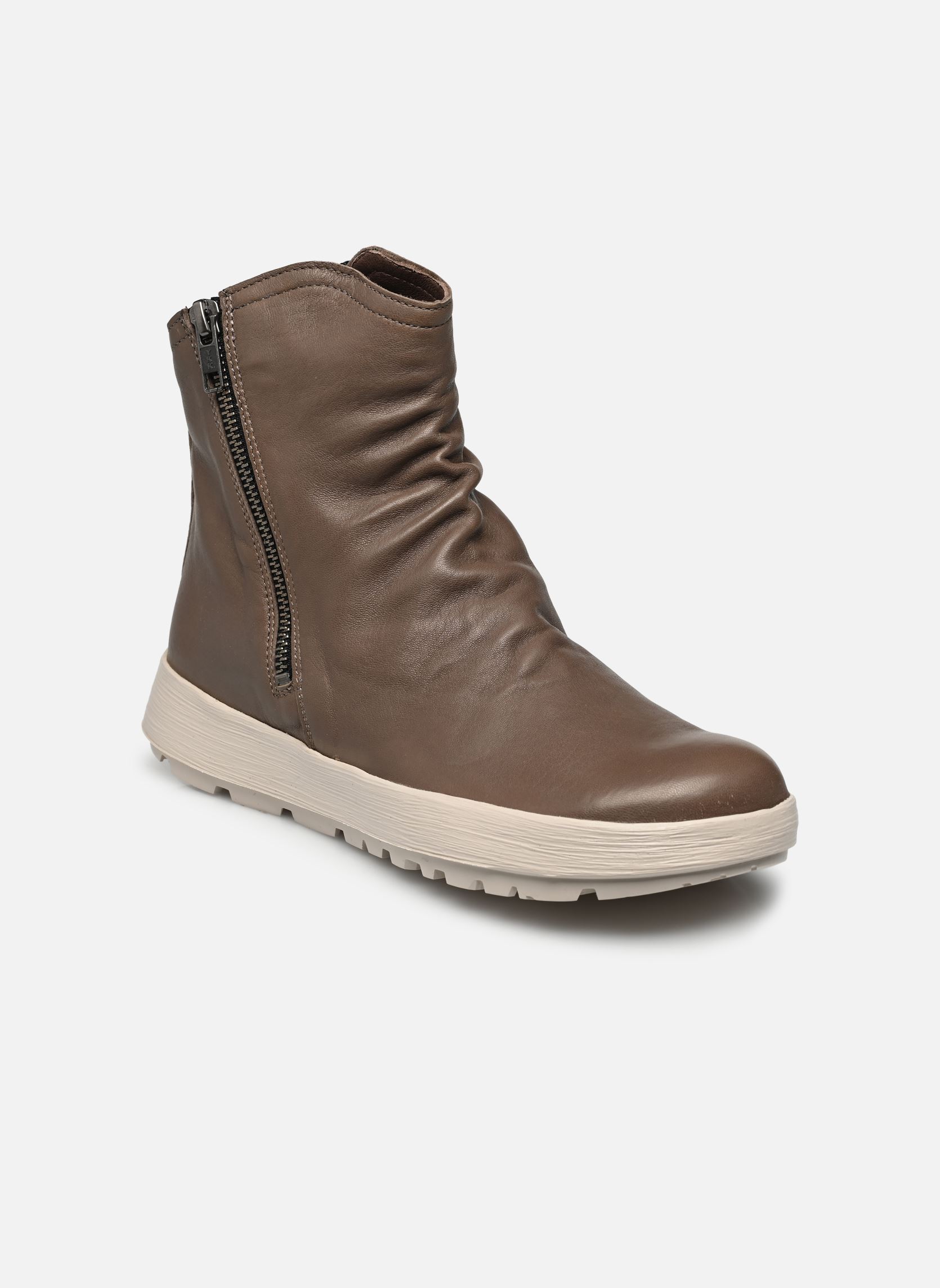 Niedrige Ankle Boots COMODA 2 damen beige Think! Niedrige Ankle Boots COMODA 2 damen beige SCHLAMM/KOMBI