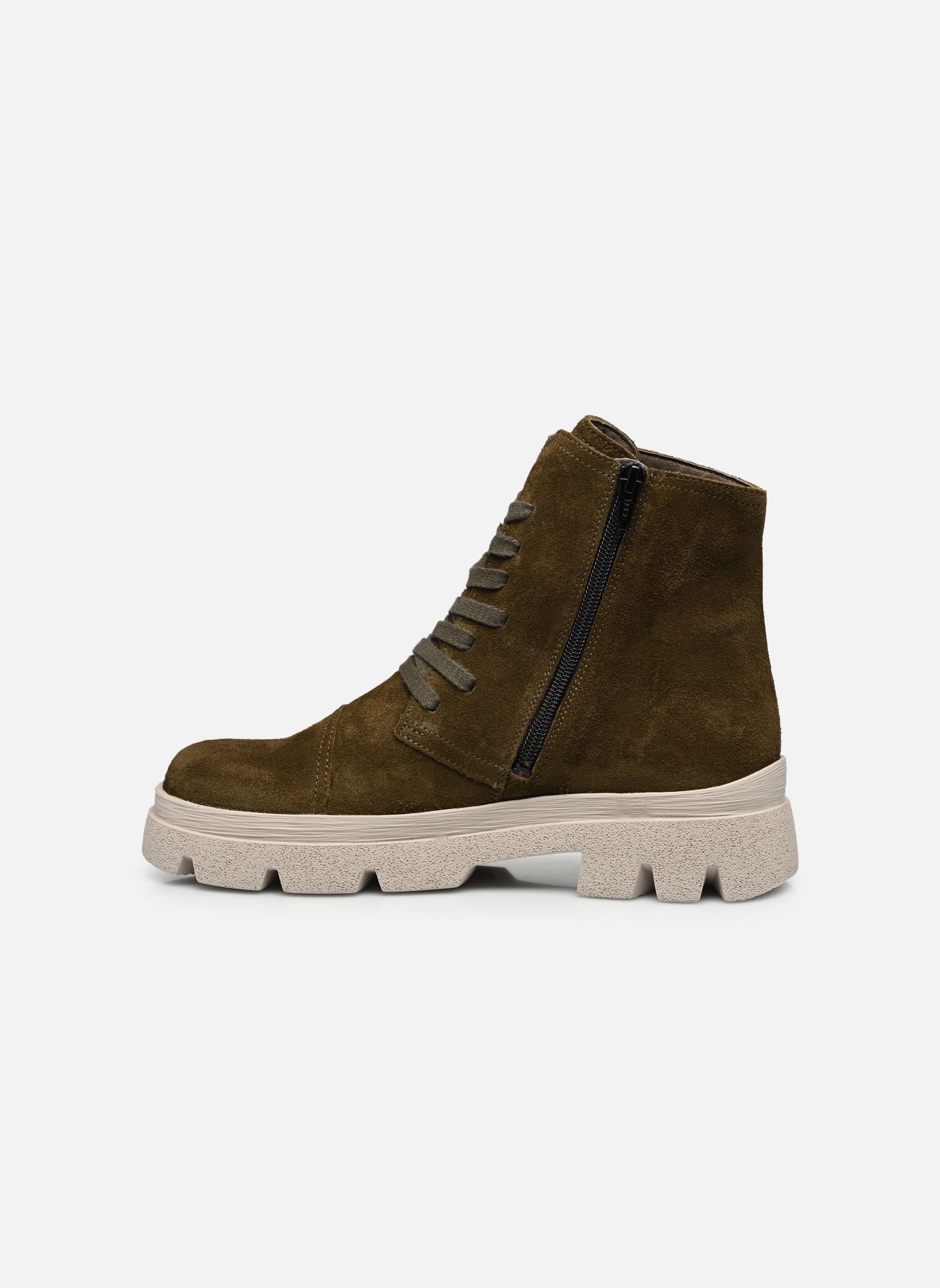 Niedrige Ankle Boots KANGAE damen grün Think! Niedrige Ankle Boots KANGAE damen grün OLIVE