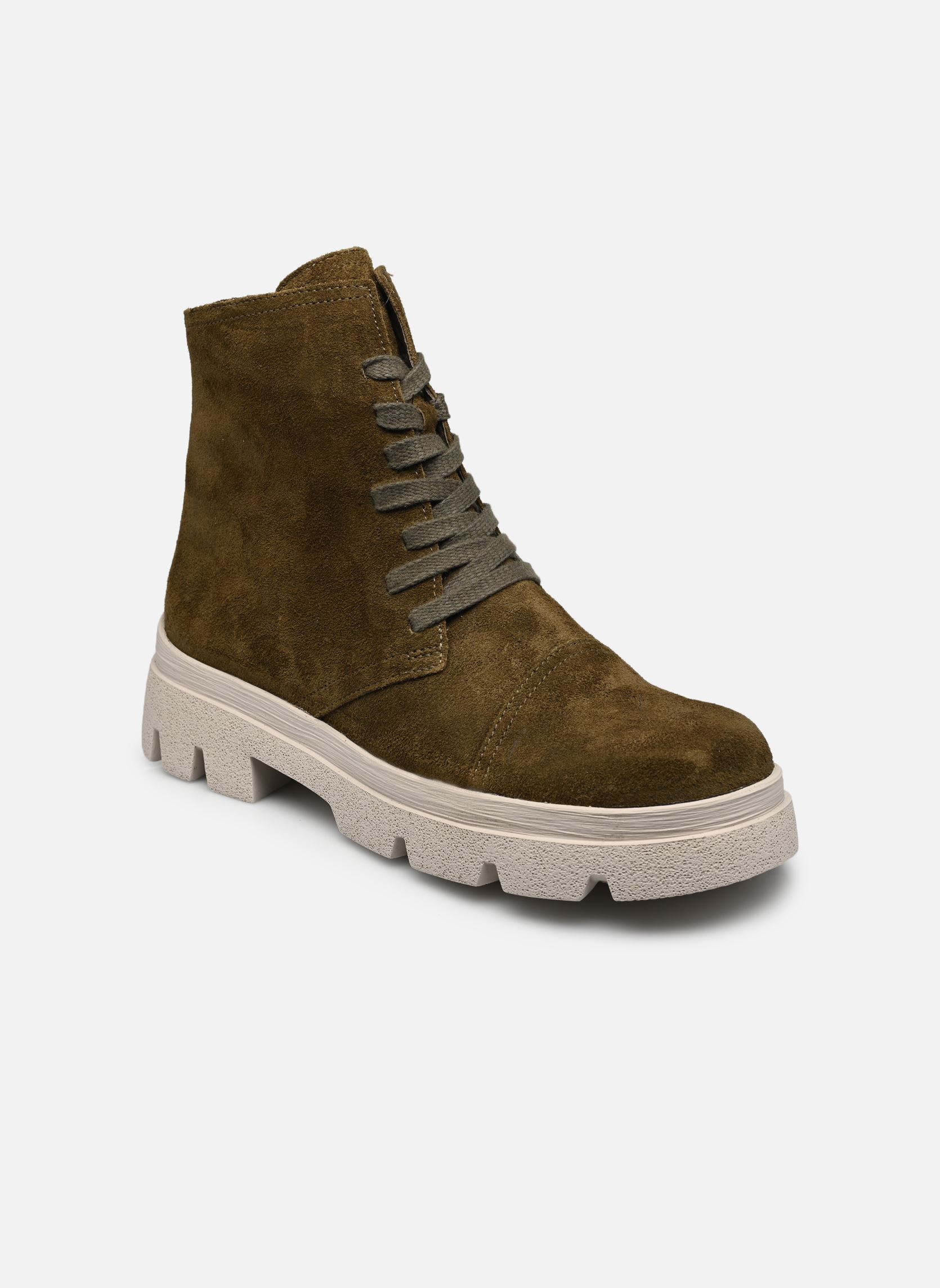 Niedrige Ankle Boots KANGAE damen grün Think! Niedrige Ankle Boots KANGAE damen grün OLIVE