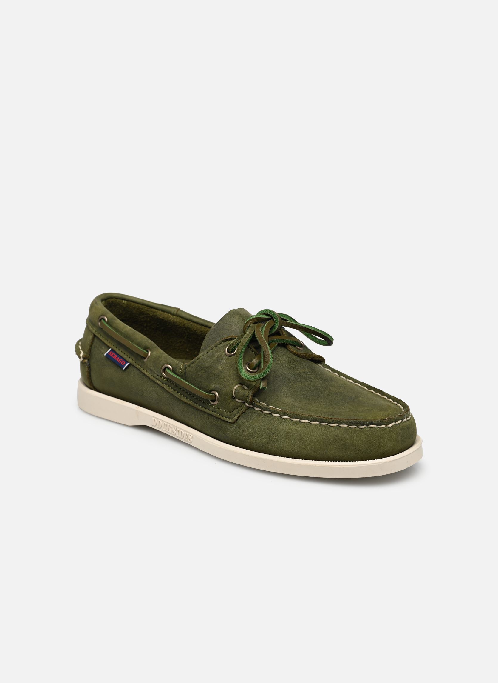 Bootschuhe DOCKSIDES CRAZY herren grün Sebago Bootschuhe DOCKSIDES CRAZY herren grün Green Military
