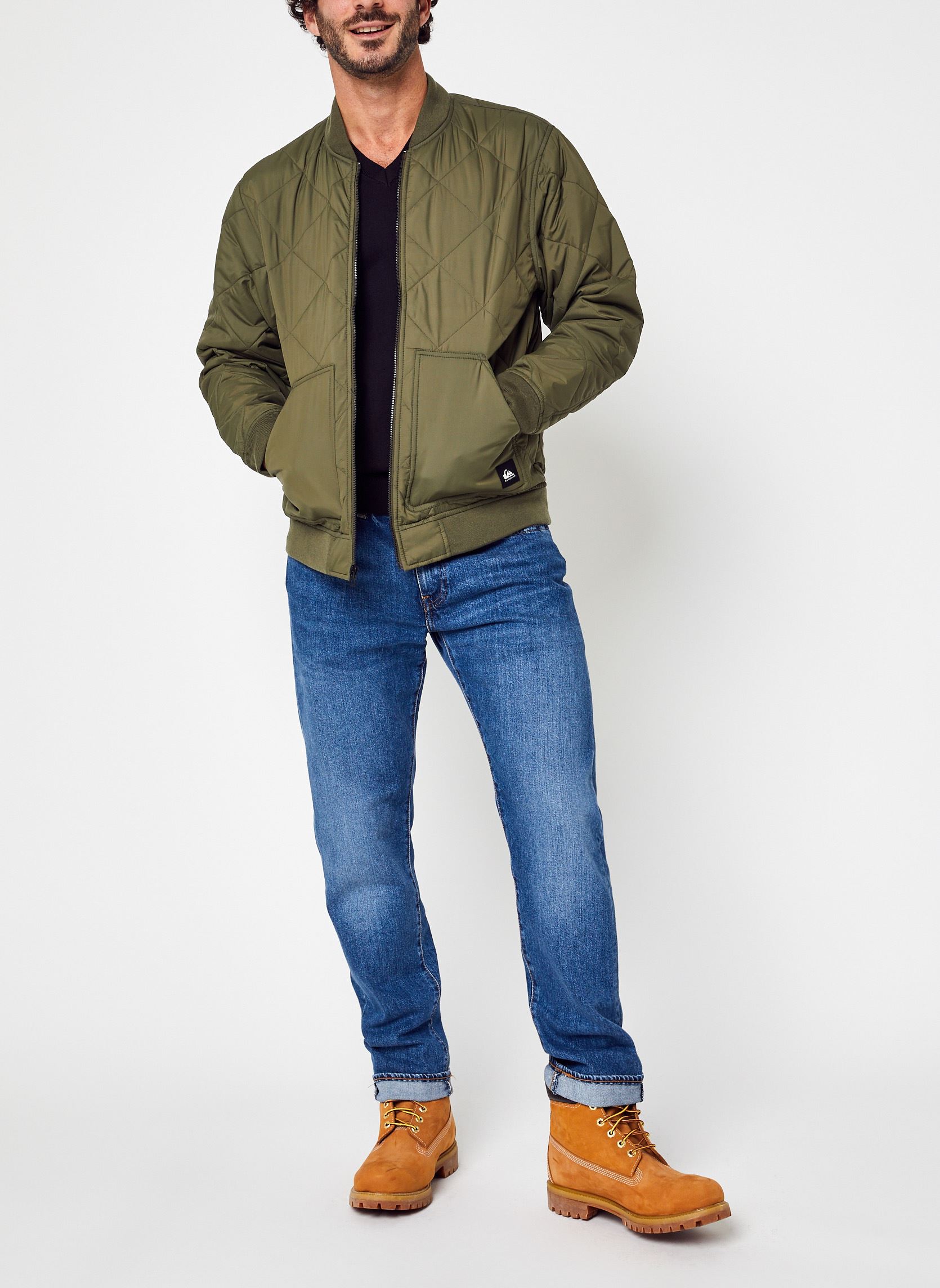 Blousons Mysto Bombie Jacket M homme vert Quiksilver Blousons Mysto Bombie Jacket M homme vert grape leaf