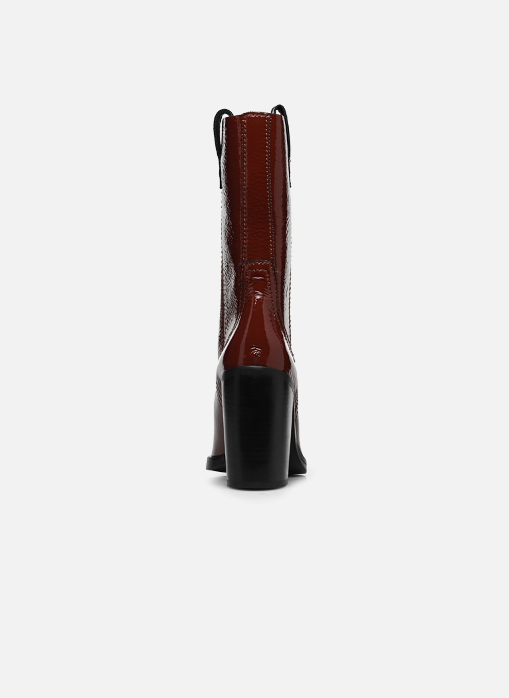 Bottines santiags MYA-MAE 34238 femme rouge Bronx Bottines santiags MYA-MAE 34238 femme rouge Wine