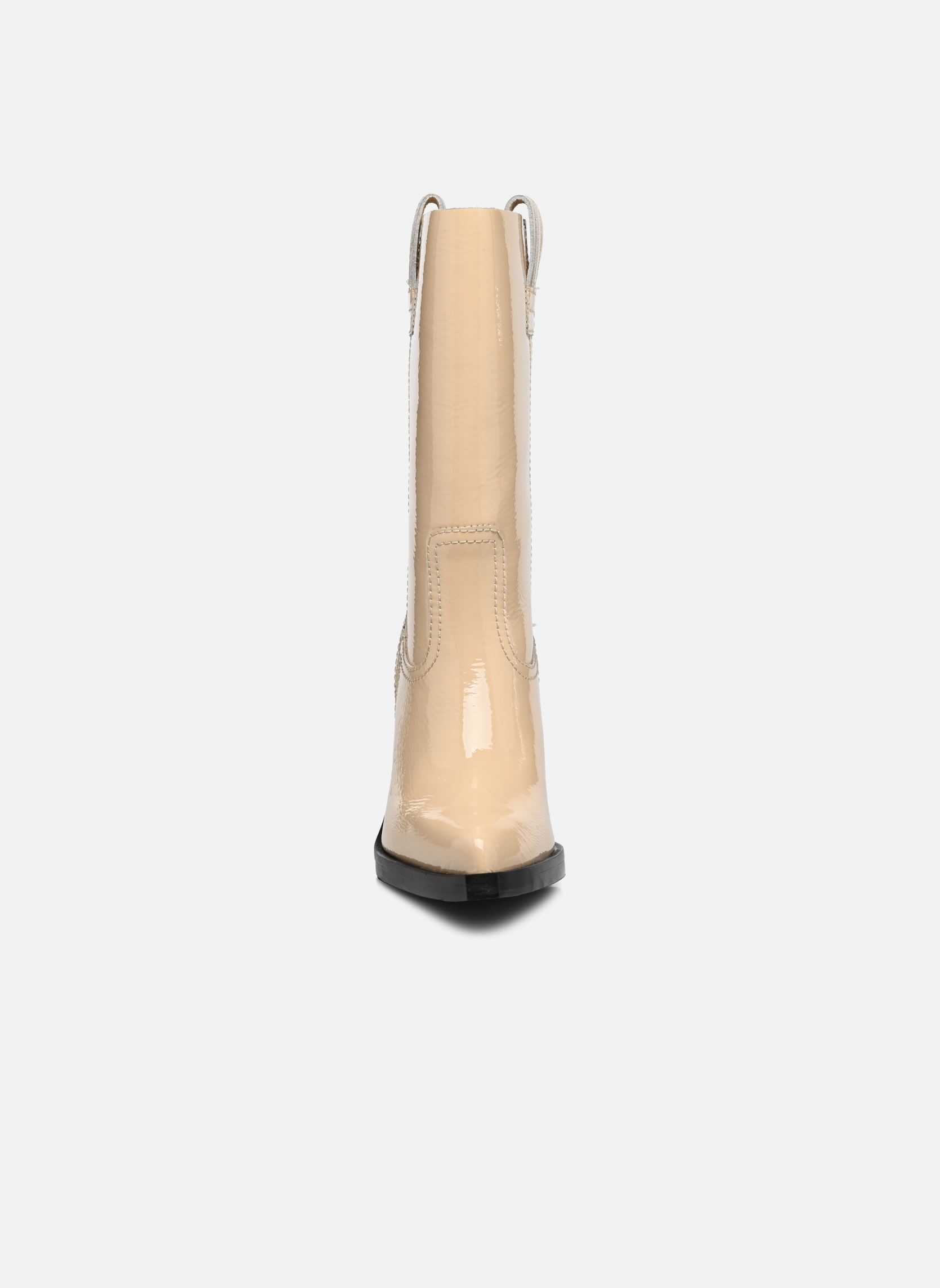 Bottines santiags MYA-MAE 34238 femme beige Bronx Bottines santiags MYA-MAE 34238 femme beige Butter