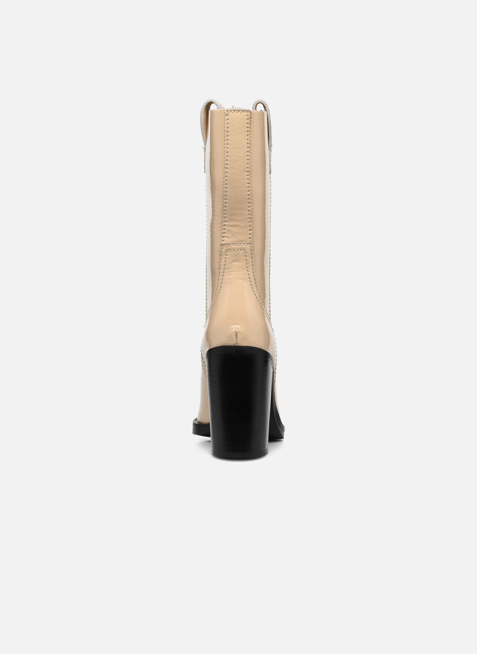 Bottines santiags MYA-MAE 34238 femme beige Bronx Bottines santiags MYA-MAE 34238 femme beige Butter