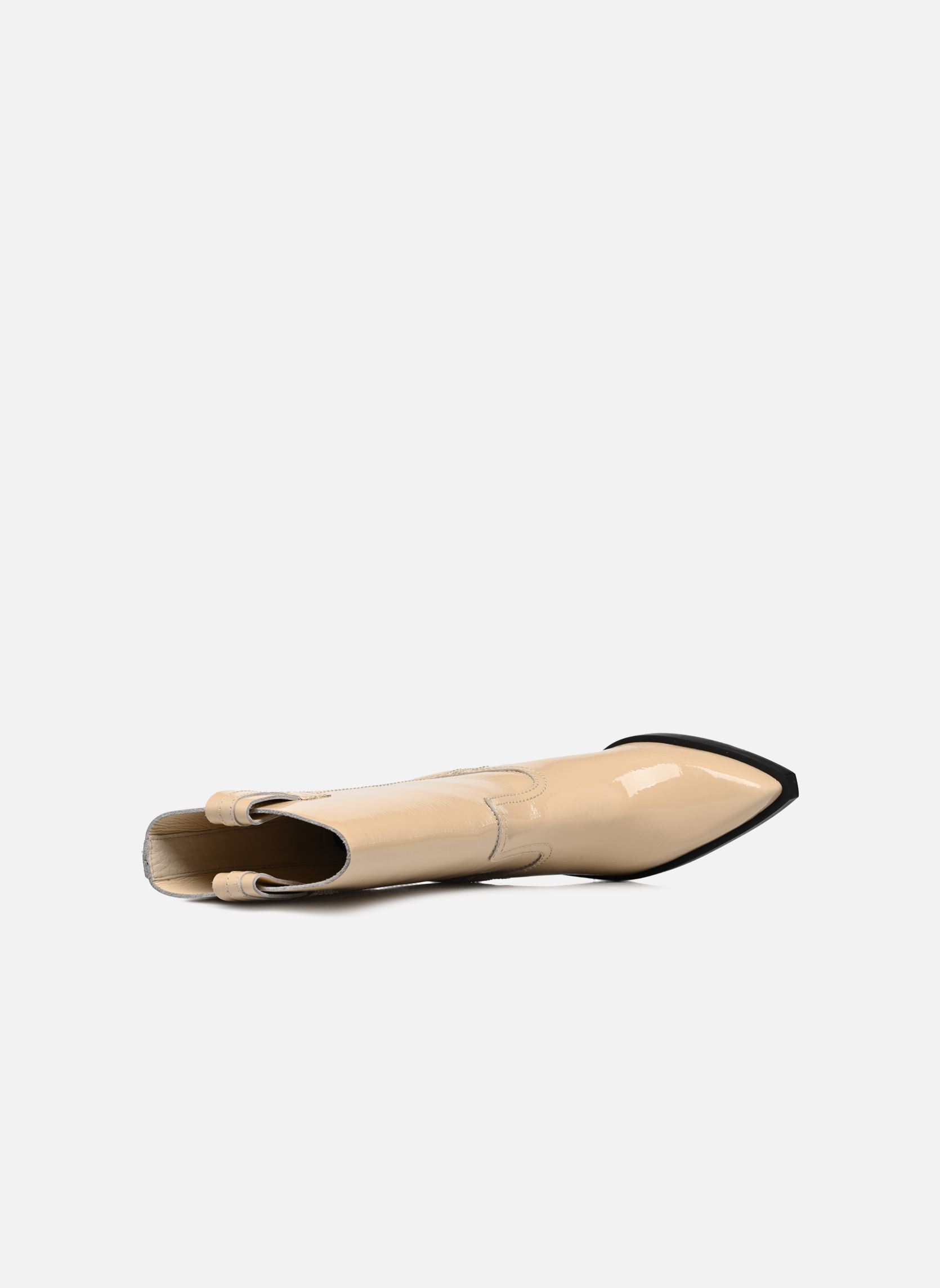 Bottines santiags MYA-MAE 34238 femme beige Bronx Bottines santiags MYA-MAE 34238 femme beige Butter