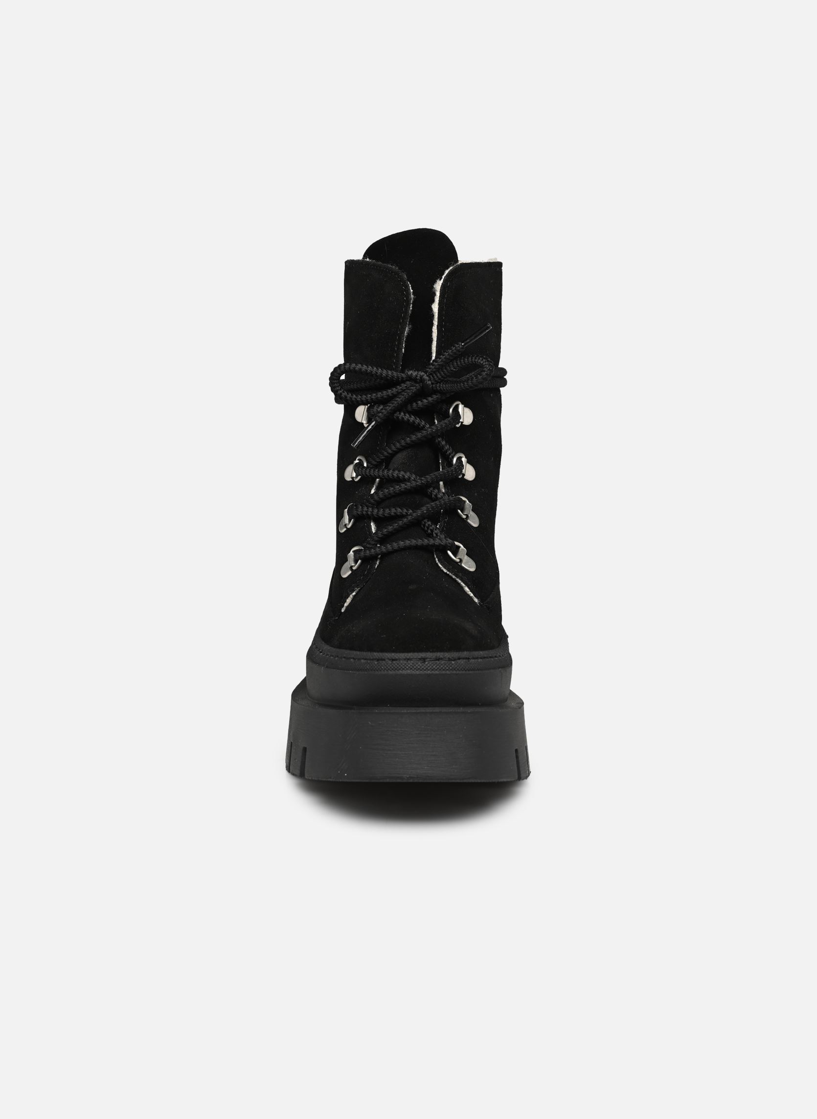 Geschnürte Stiefeletten EVI-ANN 47428 damen schwarz Bronx Geschnürte Stiefeletten EVI-ANN 47428 damen schwarz Black