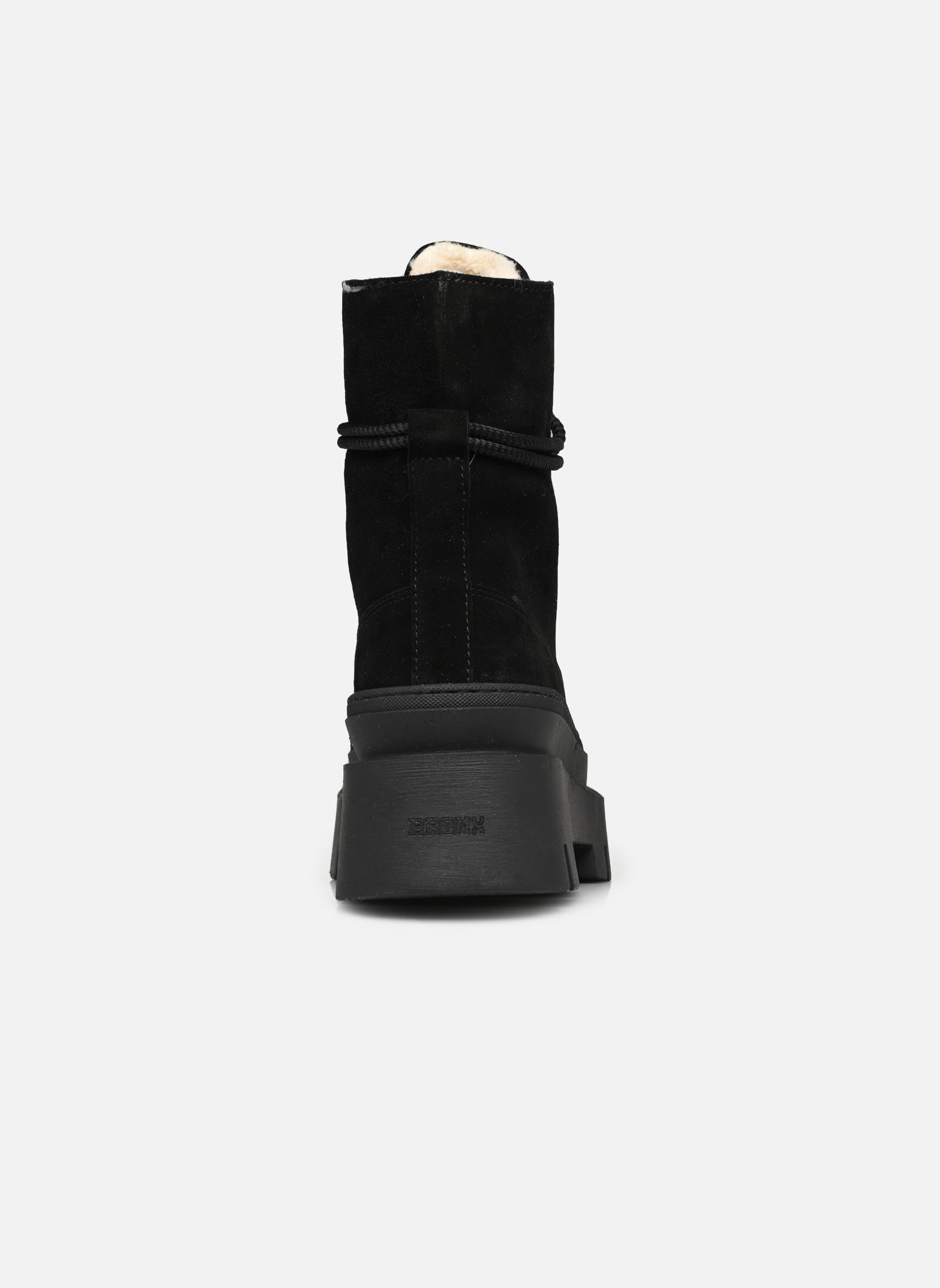 Geschnürte Stiefeletten EVI-ANN 47428 damen schwarz Bronx Geschnürte Stiefeletten EVI-ANN 47428 damen schwarz Black
