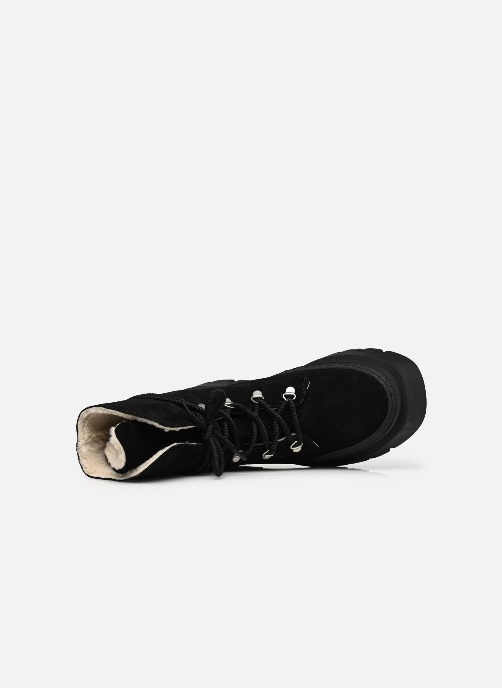 Geschnürte Stiefeletten EVI-ANN 47428 damen schwarz Bronx Geschnürte Stiefeletten EVI-ANN 47428 damen schwarz Black