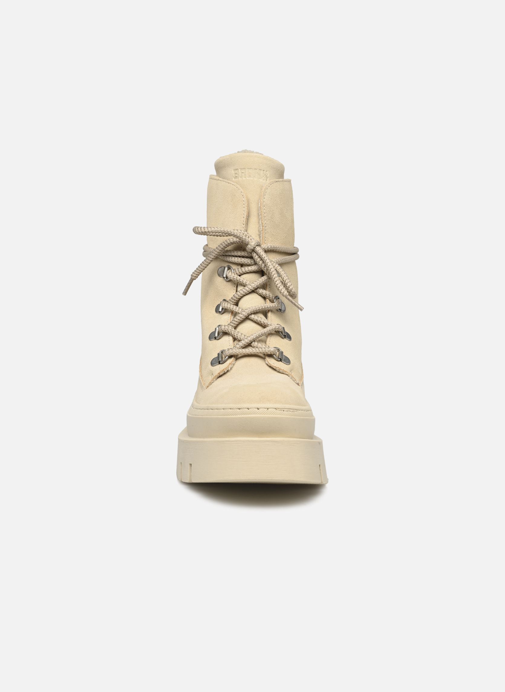 Veterlaarsjes EVI-ANN 47428 dames beige Bronx Veterlaarsjes EVI-ANN 47428 dames beige Creamy white