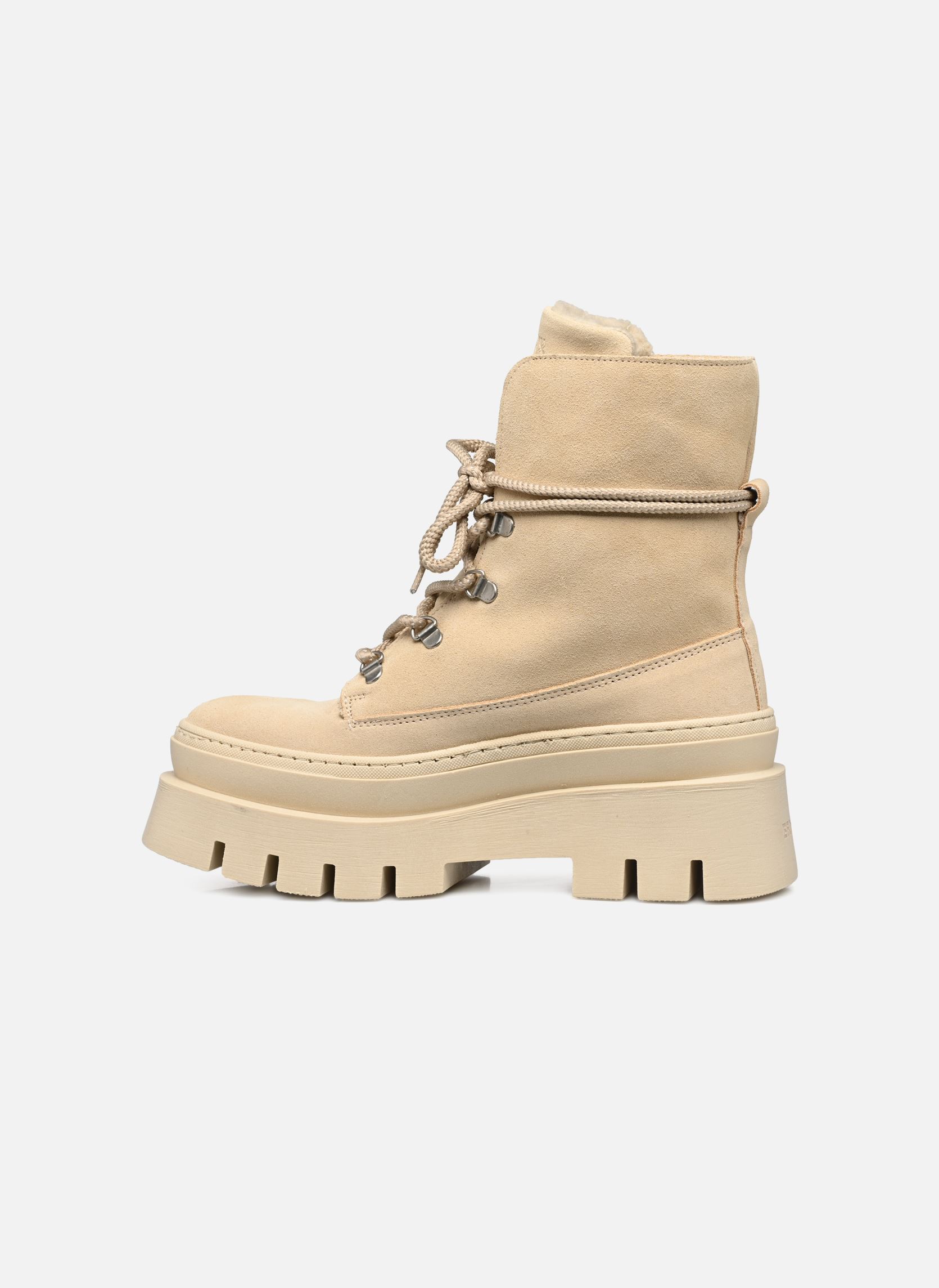 Veterlaarsjes EVI-ANN 47428 dames beige Bronx Veterlaarsjes EVI-ANN 47428 dames beige Creamy white
