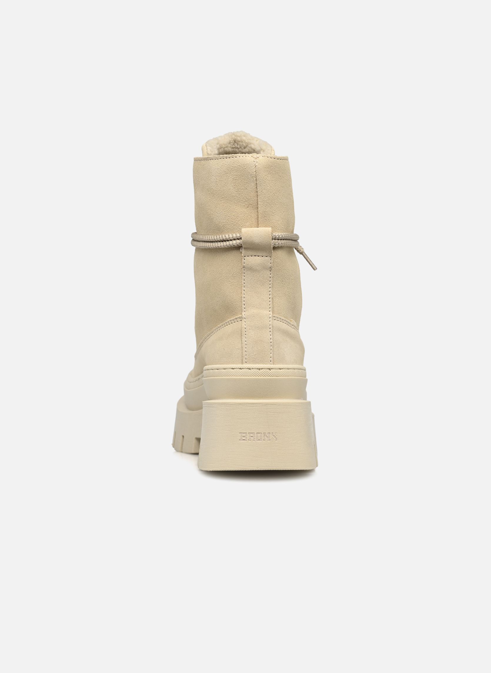 Veterlaarsjes EVI-ANN 47428 dames beige Bronx Veterlaarsjes EVI-ANN 47428 dames beige Creamy white