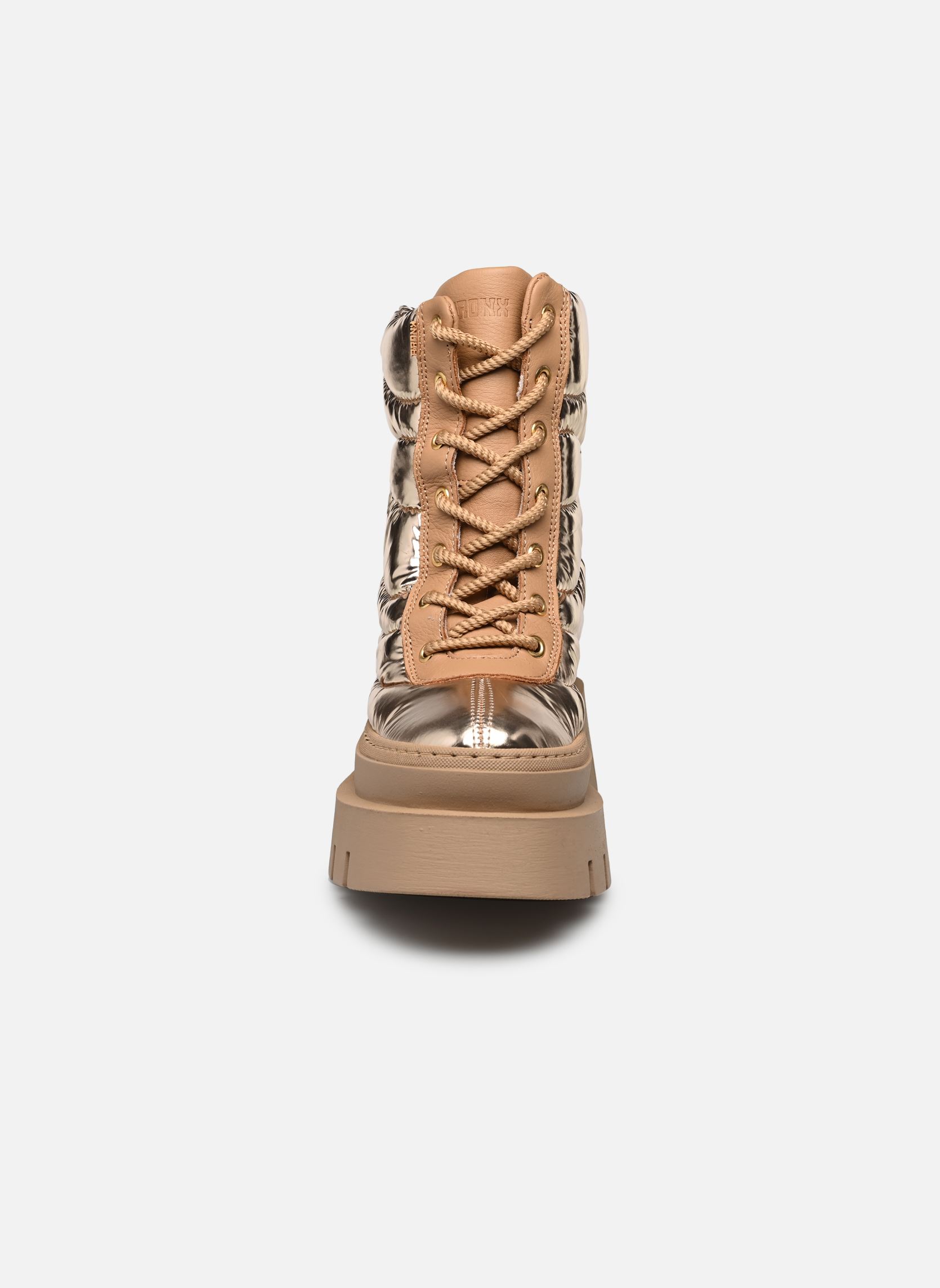 Bottines à lacets EVI-ANN 47764 femme or et bronze Bronx Bottines à lacets EVI-ANN 47764 femme or et bronze champagne mb
