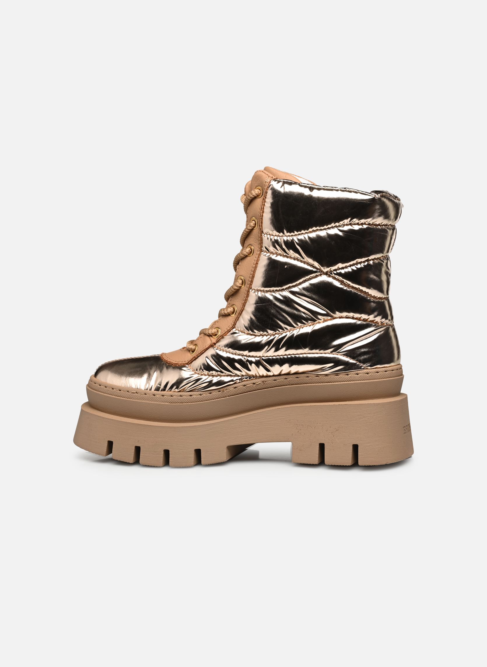 Bottines à lacets EVI-ANN 47764 femme or et bronze Bronx Bottines à lacets EVI-ANN 47764 femme or et bronze champagne mb