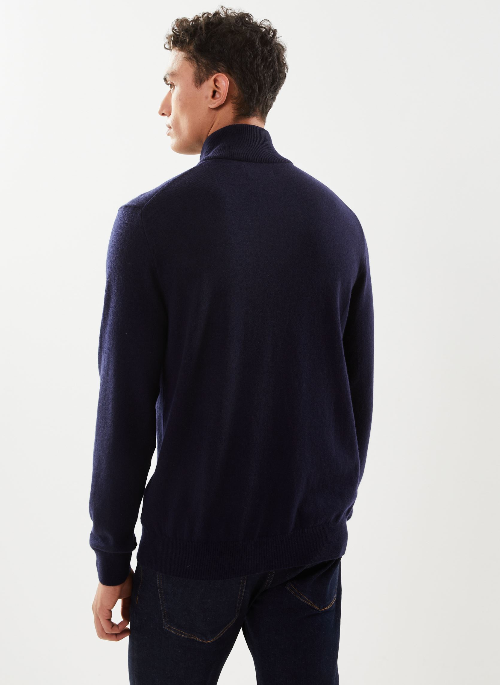 Pulls Pull Demi-Zip En Laine Vierge Loryelle homme bleu Polo Ralph Lauren Pulls Pull Demi-Zip En Laine Vierge Loryelle homme bleu HUNTER NAVY