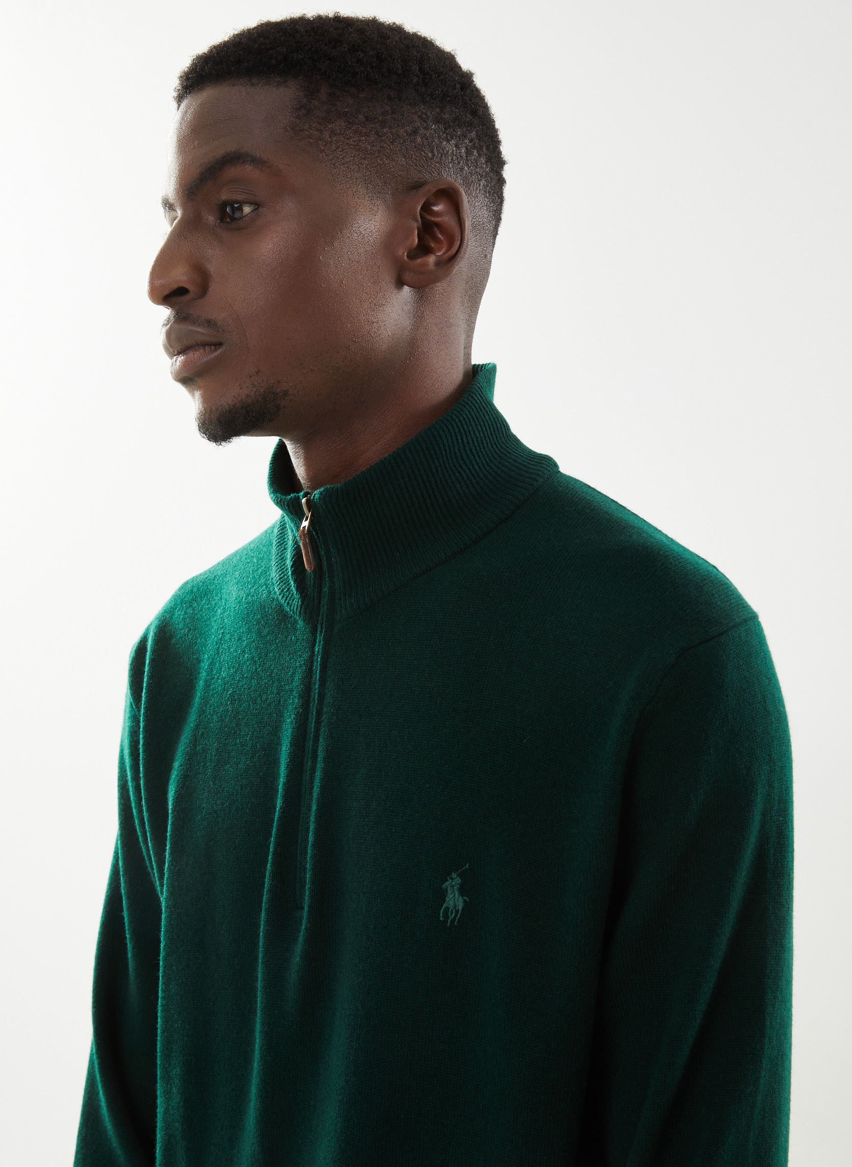 Pullover Pull Demi-Zip En Laine Vierge Loryelle herren grün Polo Ralph Lauren Pullover Pull Demi-Zip En Laine Vierge Loryelle herren grün MOSS AGATE