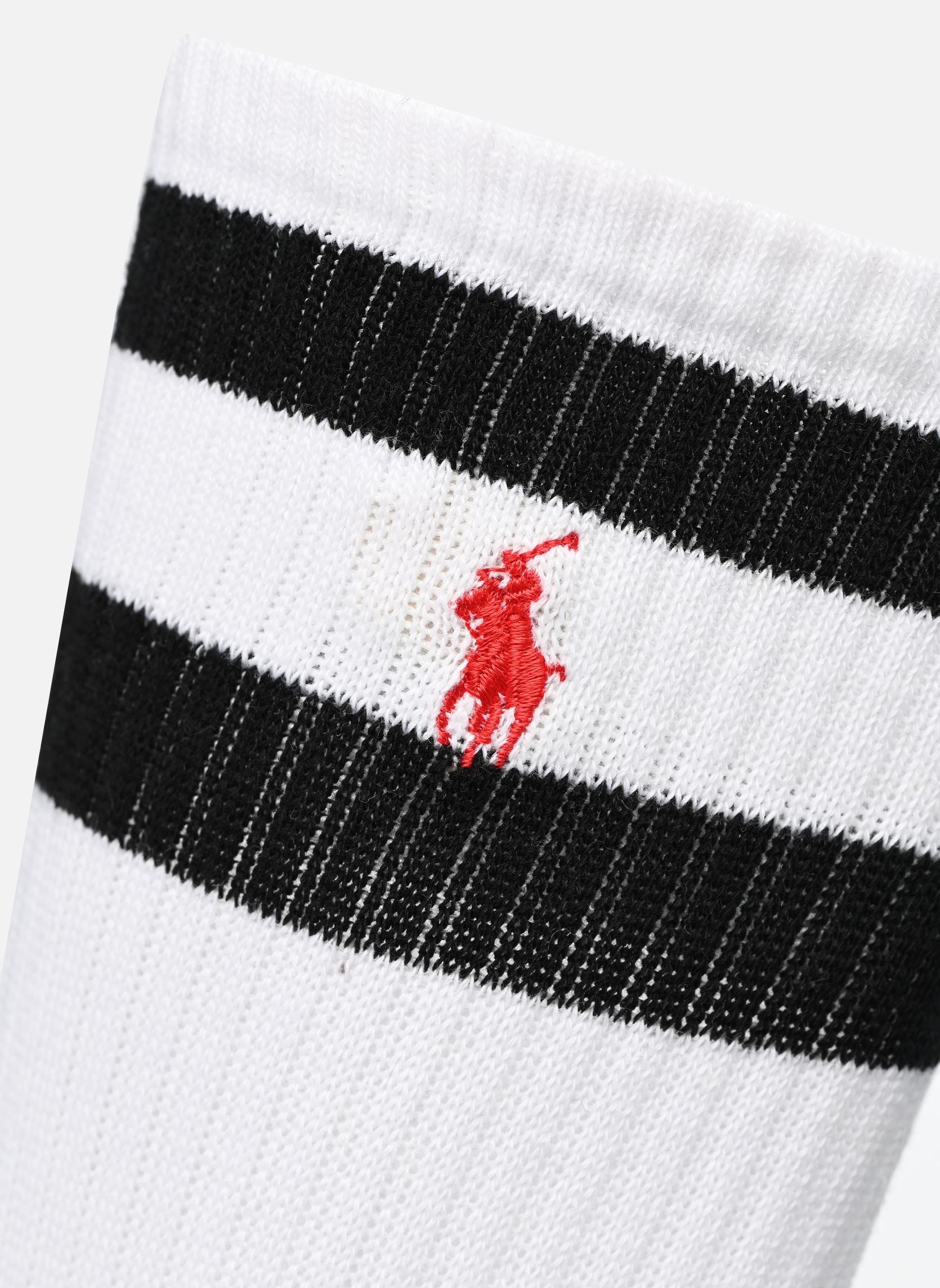 Socken Class Stripe-Crew-3 Pack herren schwarz Polo Ralph Lauren Socken Class Stripe-Crew-3 Pack herren schwarz BlkHtrh GrWhite