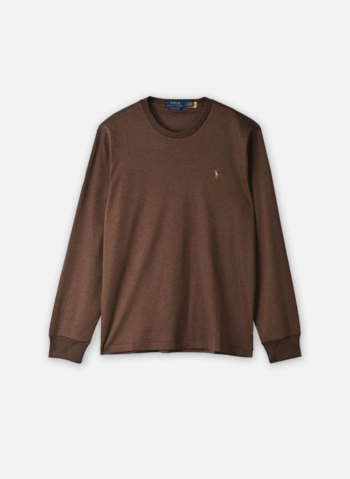Polo Ralph Lauren Tee-shirts T-Shirt Coupe Ajustée En Coton Doux 7107 homme marron
