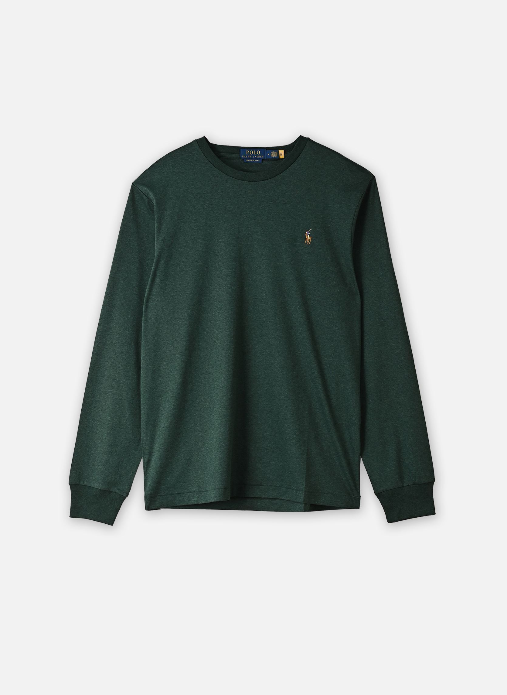 Tee-shirts T-Shirt Coupe Ajustée En Coton Doux 7107 homme vert Polo Ralph Lauren Tee-shirts T-Shirt Coupe Ajustée En Coton Doux 7107 homme vert SCOTCH PINE HEATHER