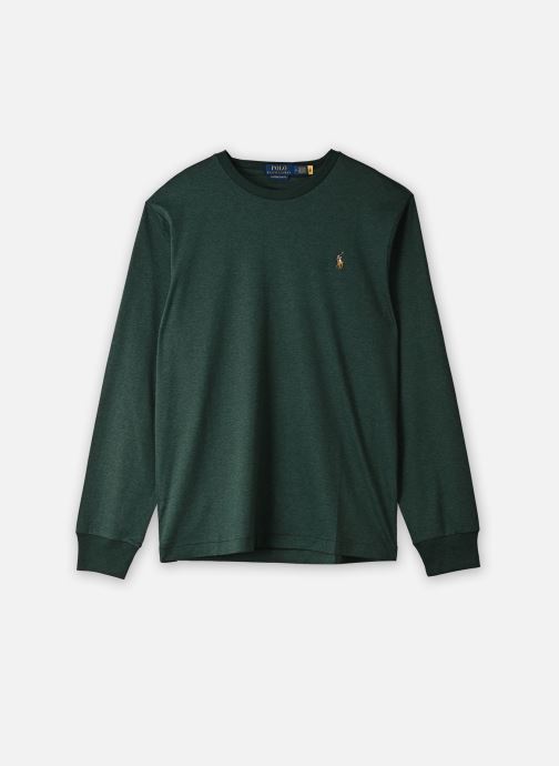 Polo Ralph Lauren Tee-shirts T-Shirt Coupe Ajustée En Coton Doux 7107 homme vert