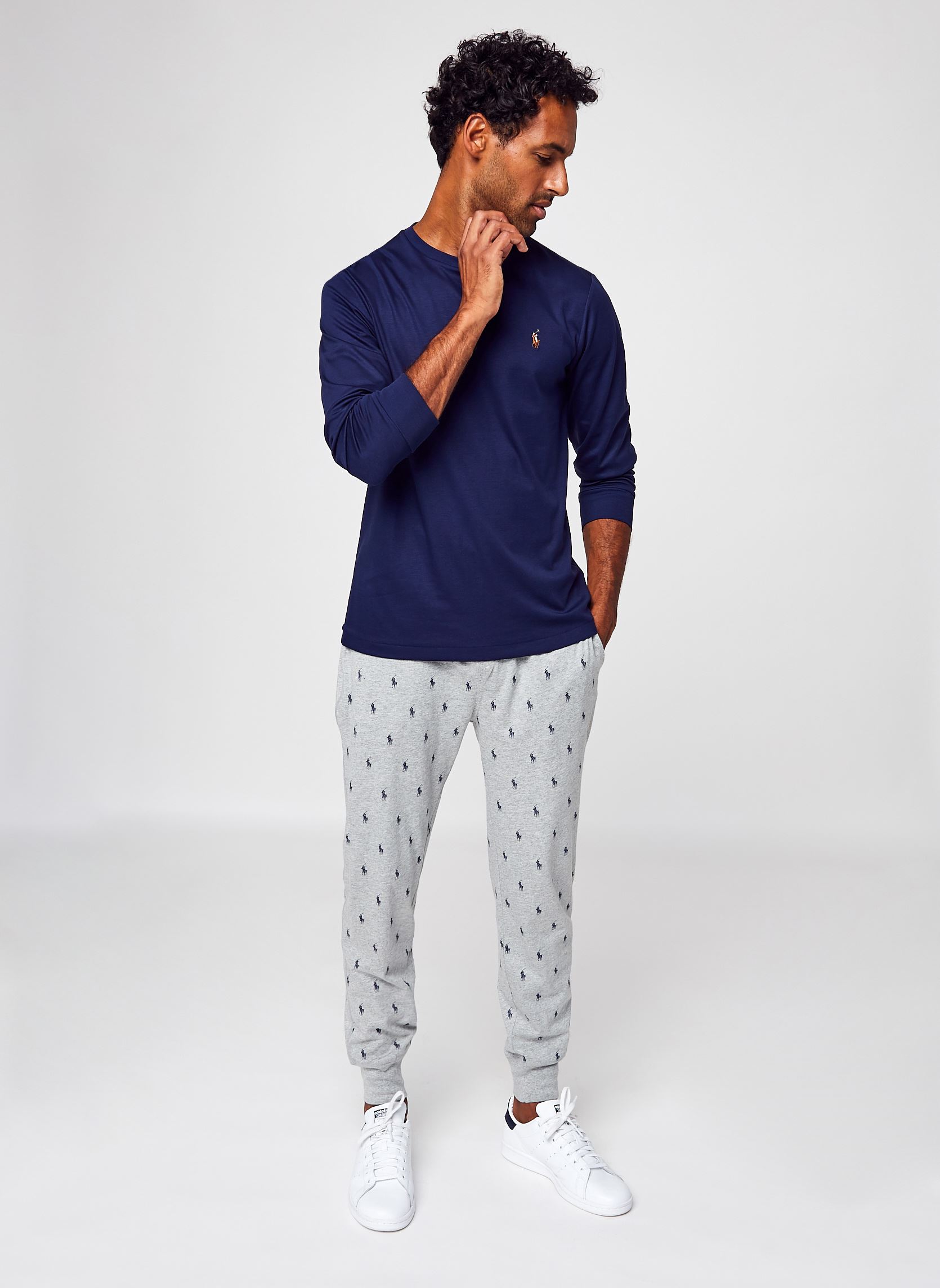 T-Shirts T-Shirt Coupe Ajustée En Coton Doux 7107 herren blau Polo Ralph Lauren T-Shirts T-Shirt Coupe Ajustée En Coton Doux 7107 herren blau FRENCH NAVY