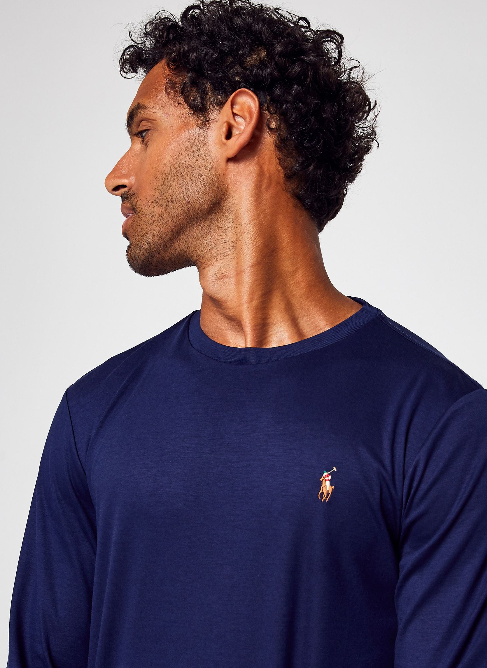 T-Shirts T-Shirt Coupe Ajustée En Coton Doux 7107 herren blau Polo Ralph Lauren T-Shirts T-Shirt Coupe Ajustée En Coton Doux 7107 herren blau FRENCH NAVY