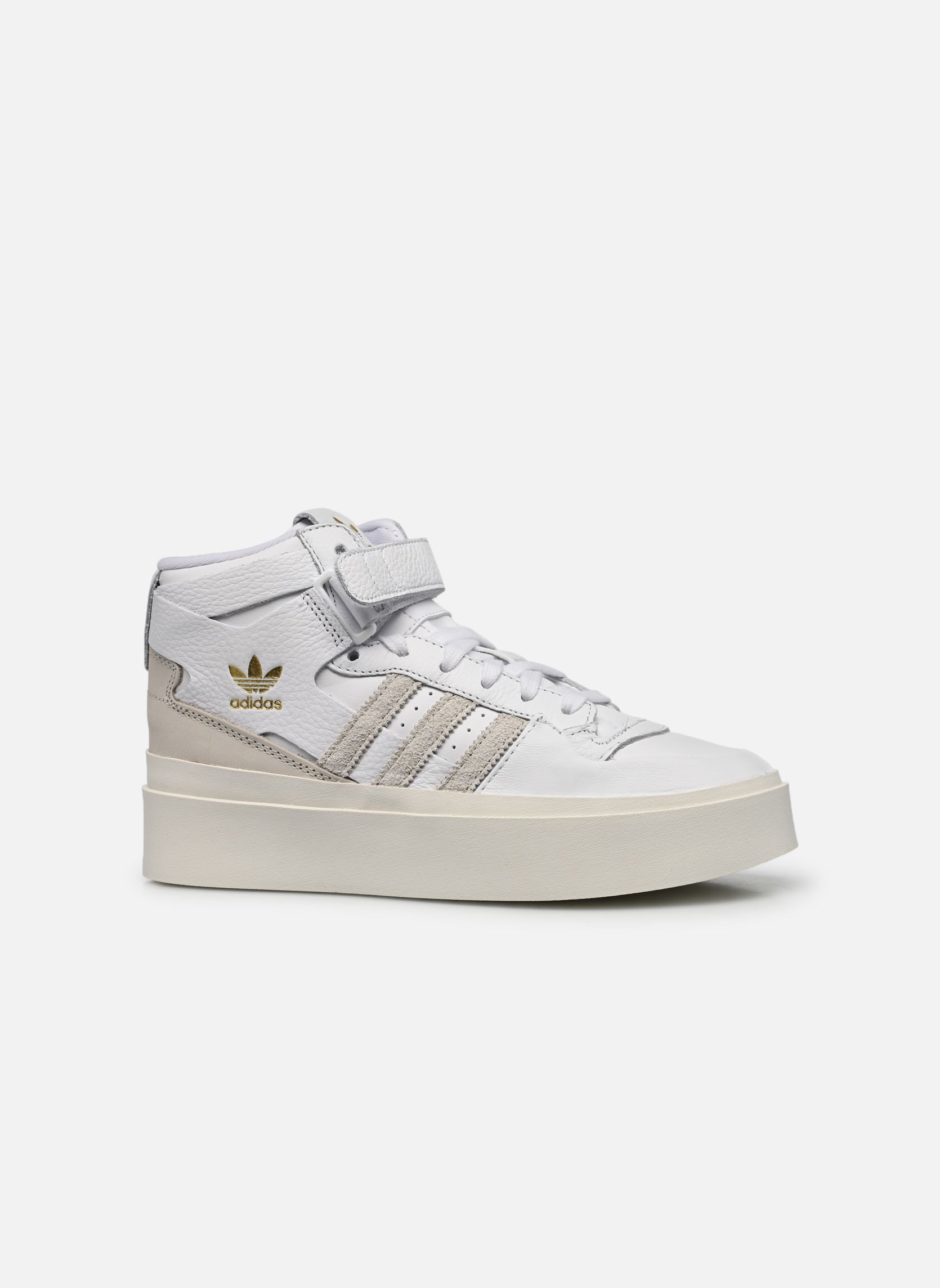 Knöchelhohe Sneaker Forum Bonega Mid W damen weiß adidas originals Knöchelhohe Sneaker Forum Bonega Mid W damen weiß FTWWHT/ORBGRY/CBROWN