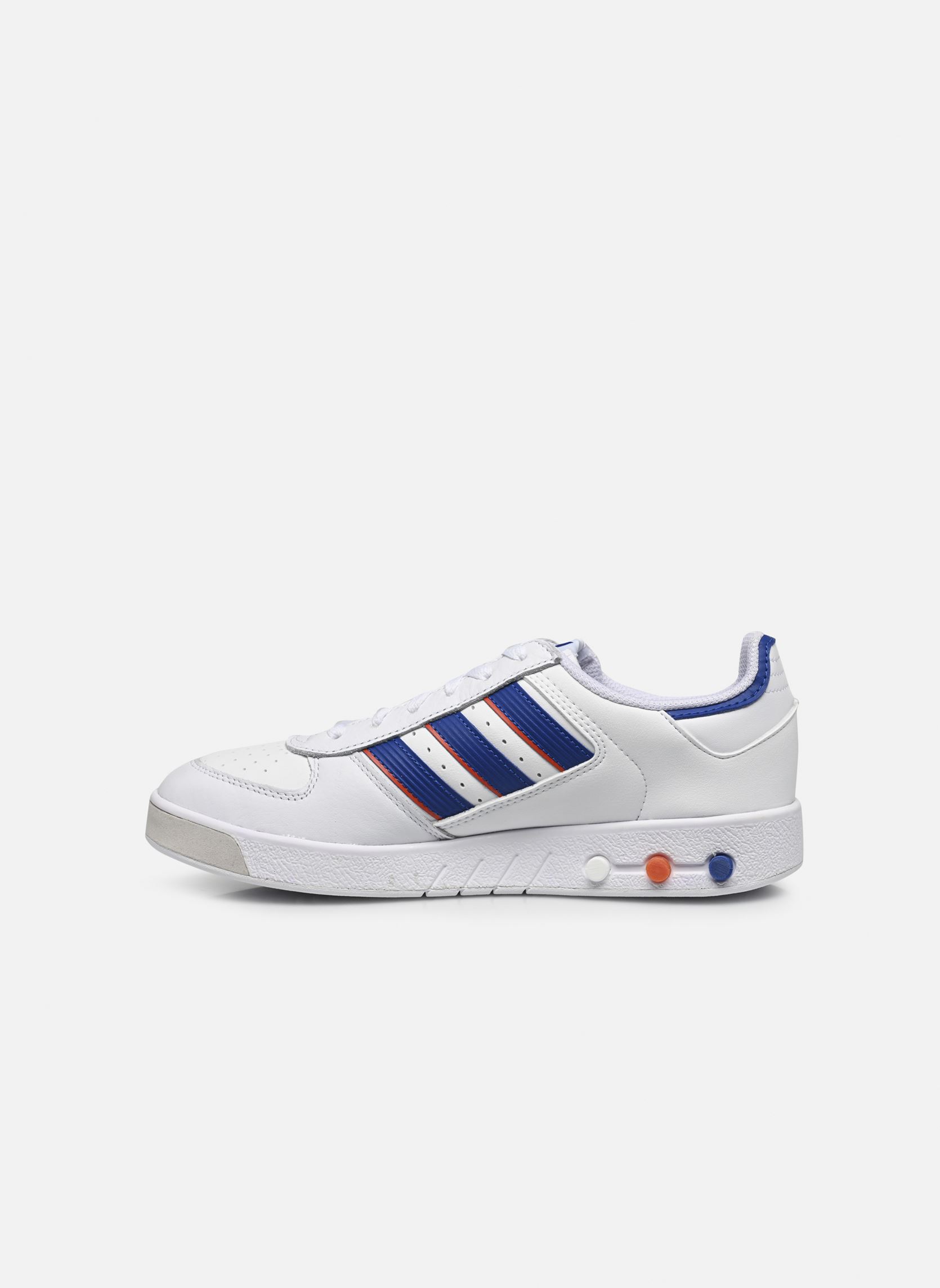 Baskets basses G.S. Court homme blanc adidas originals Baskets basses G.S. Court homme blanc FTWWHT/CROYAL/CORANG