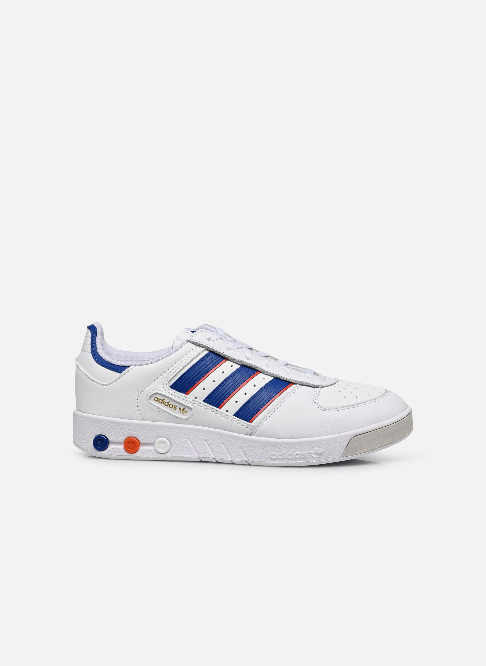 Baskets basses G.S. Court homme blanc adidas originals Baskets basses G.S. Court homme blanc FTWWHT/CROYAL/CORANG