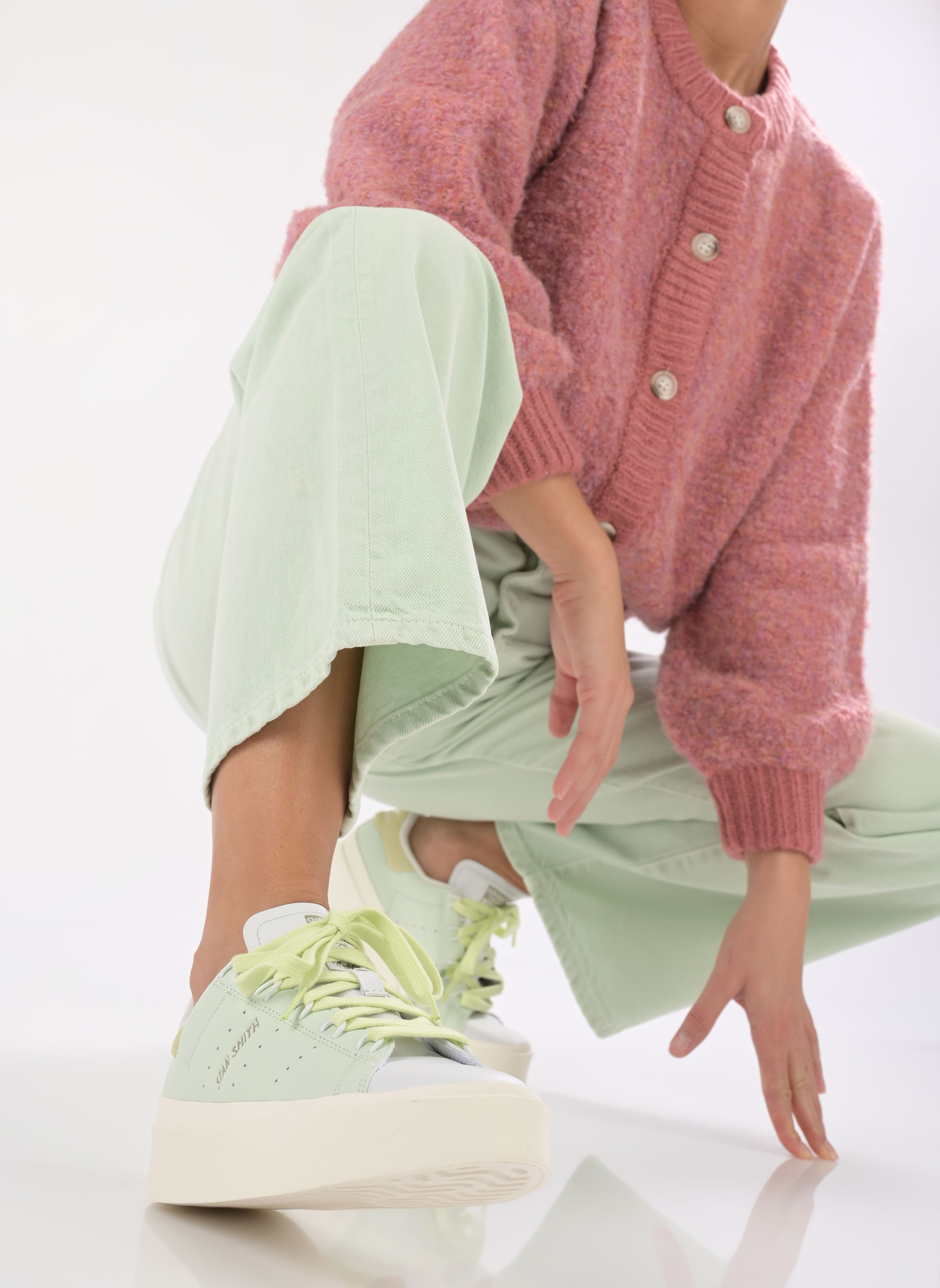 Lage sneakers Stan Smith Bonega W dames groen adidas originals Lage sneakers Stan Smith Bonega W dames groen LINGRN/LINGRN/ALMLIM