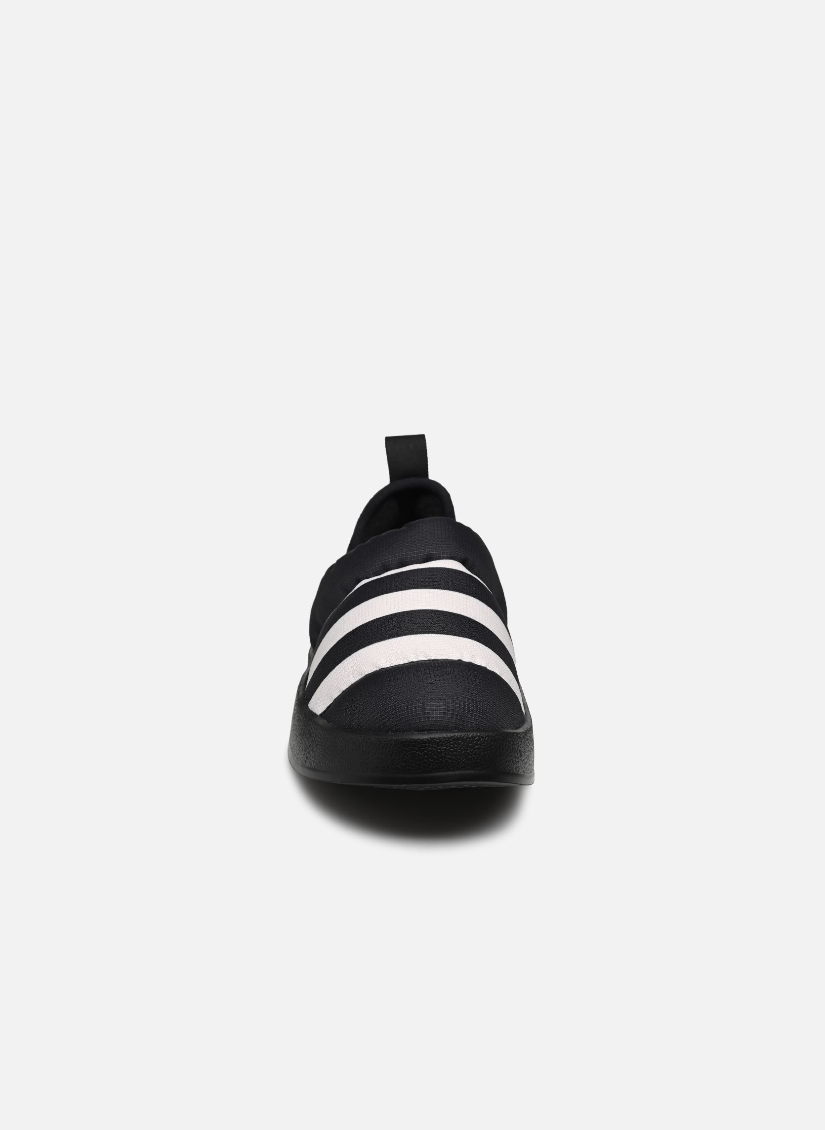 Pantoffels Puffylette W dames zwart adidas originals Pantoffels Puffylette W dames zwart CBLACK/GREONE/CBLACK