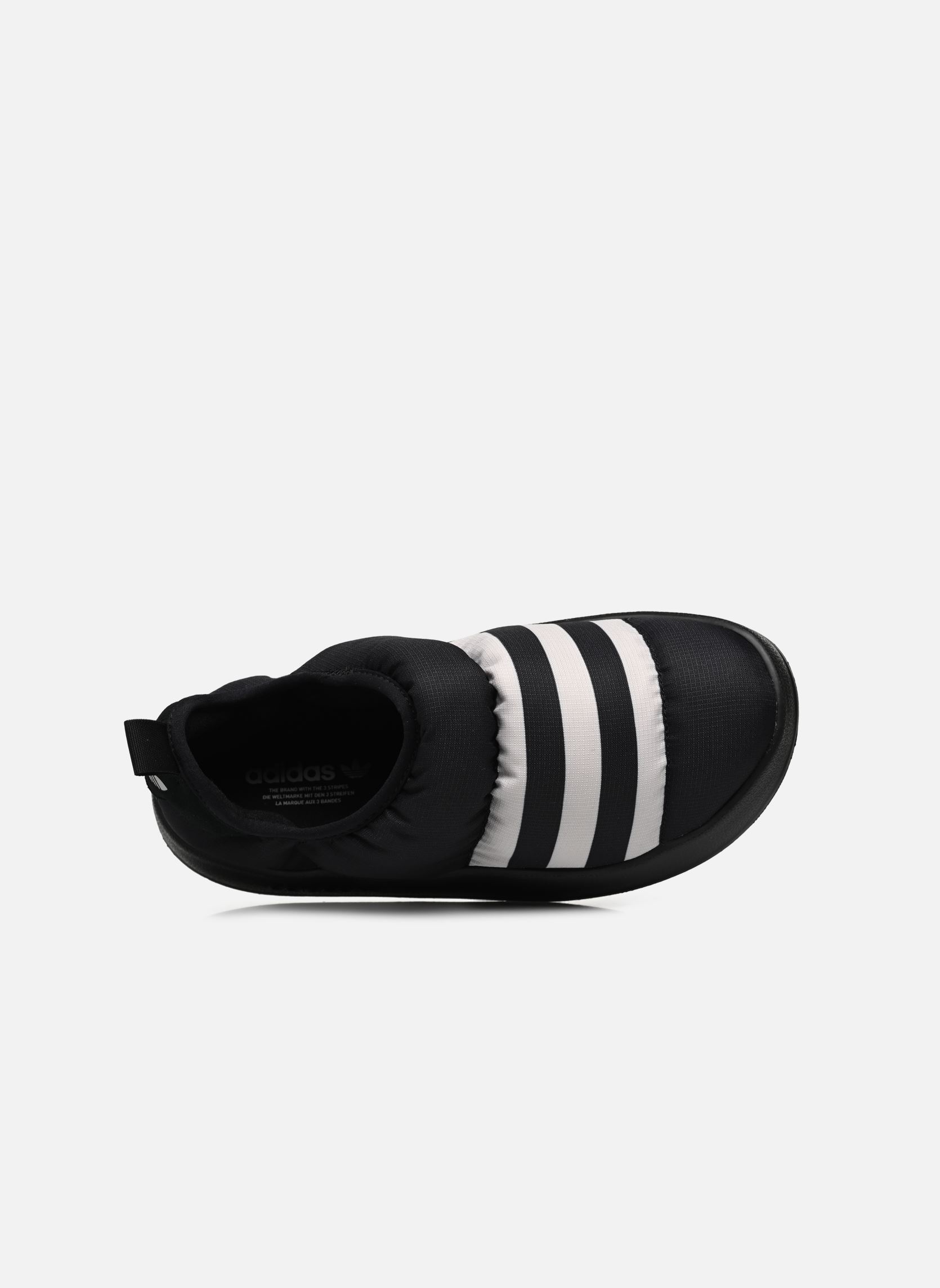 Pantoffels Puffylette W dames zwart adidas originals Pantoffels Puffylette W dames zwart CBLACK/GREONE/CBLACK
