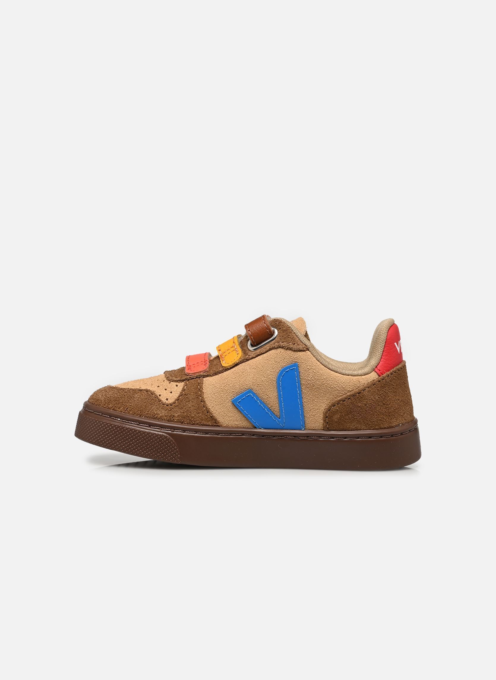 Niedrige Sneaker Small V-10 Velcro Suede braun Veja Niedrige Sneaker Small V-10 Velcro Suede braun DESERT_EGEE_BROWN