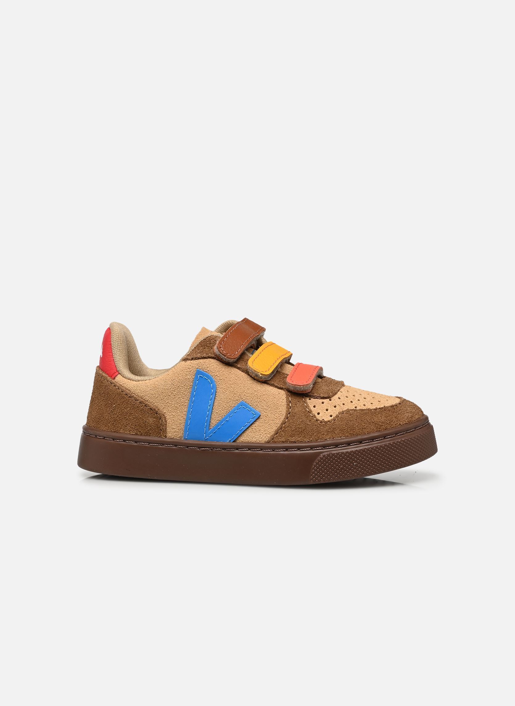 Niedrige Sneaker Small V-10 Velcro Suede braun Veja Niedrige Sneaker Small V-10 Velcro Suede braun DESERT_EGEE_BROWN
