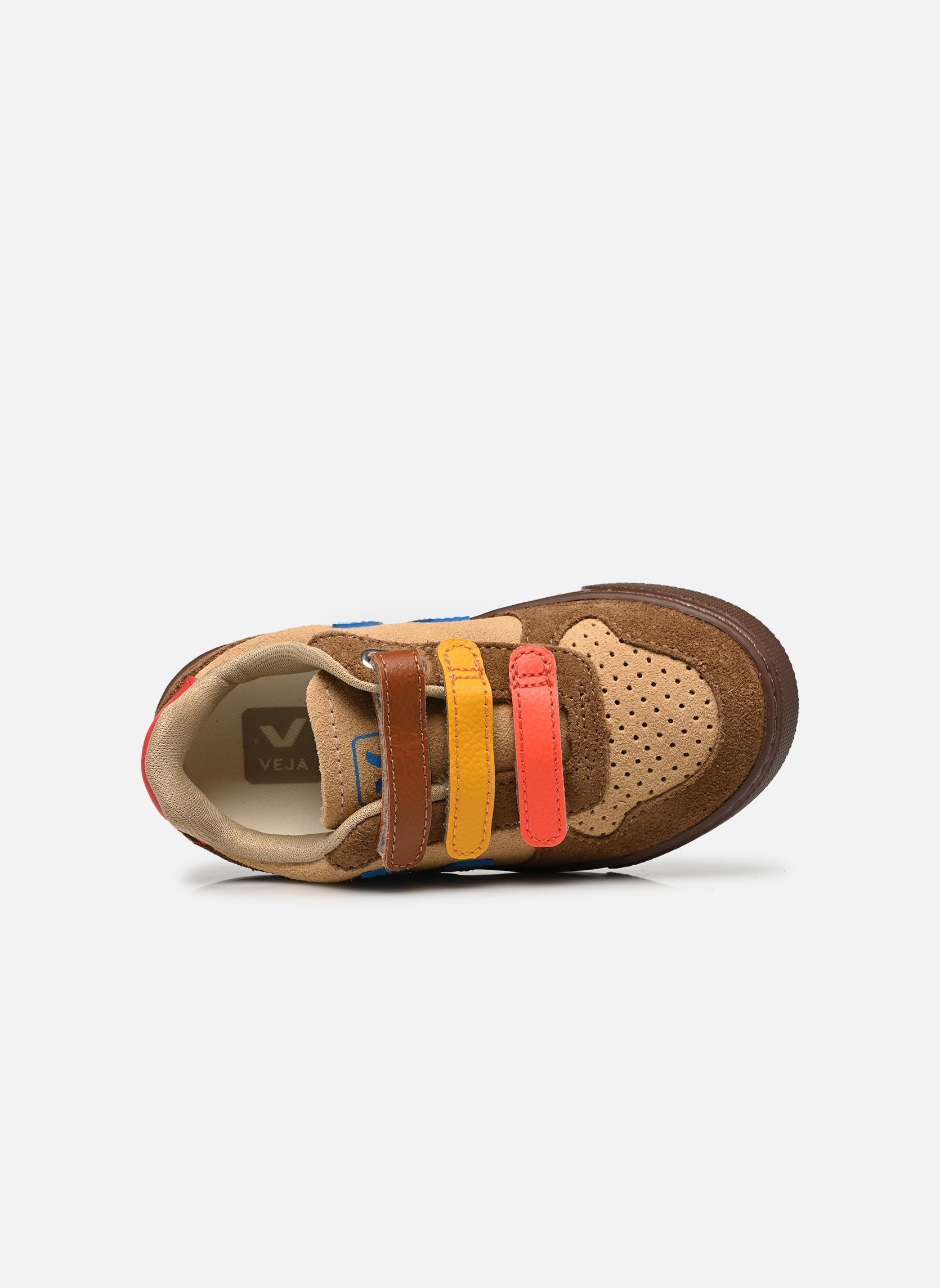 Niedrige Sneaker Small V-10 Velcro Suede braun Veja Niedrige Sneaker Small V-10 Velcro Suede braun DESERT_EGEE_BROWN
