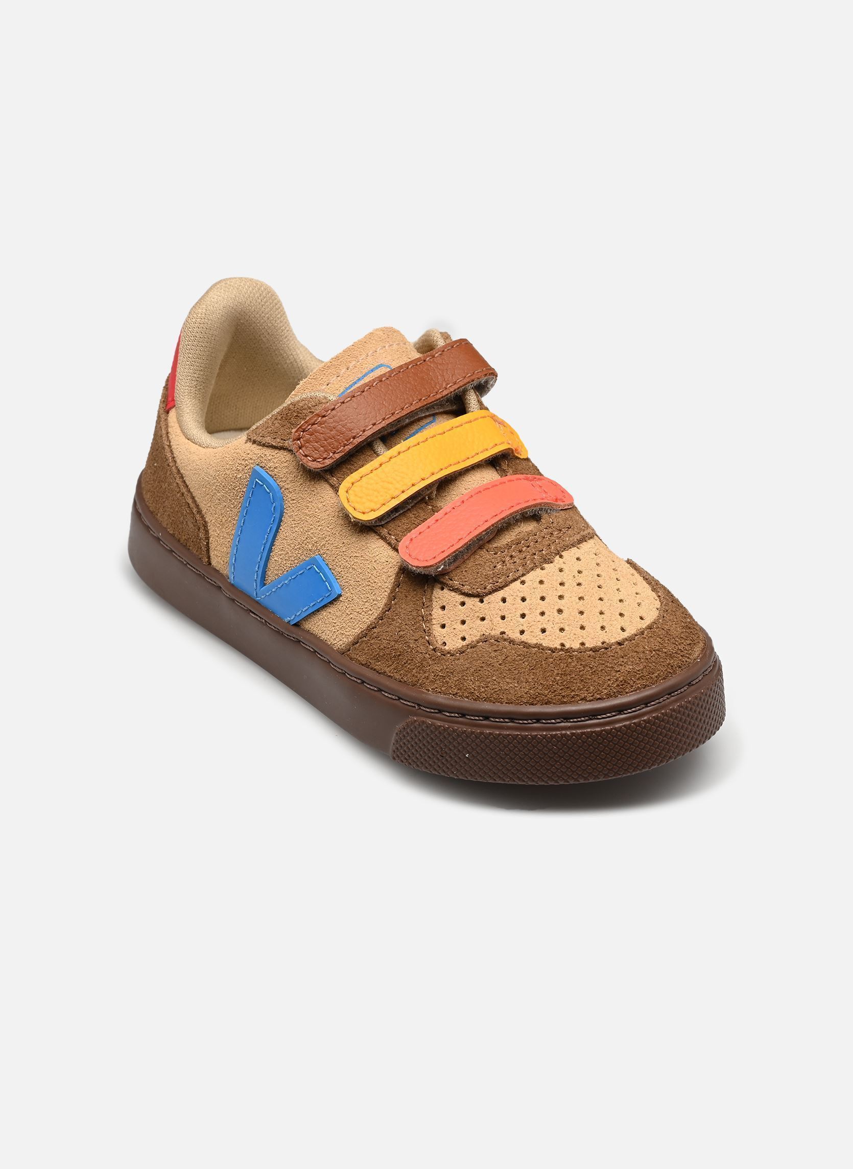 Niedrige Sneaker Small V-10 Velcro Suede braun Veja Niedrige Sneaker Small V-10 Velcro Suede braun DESERT_EGEE_BROWN