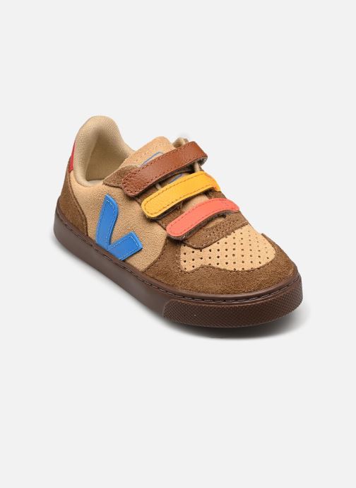 Veja Niedrige Sneaker Small V-10 Velcro Suede braun